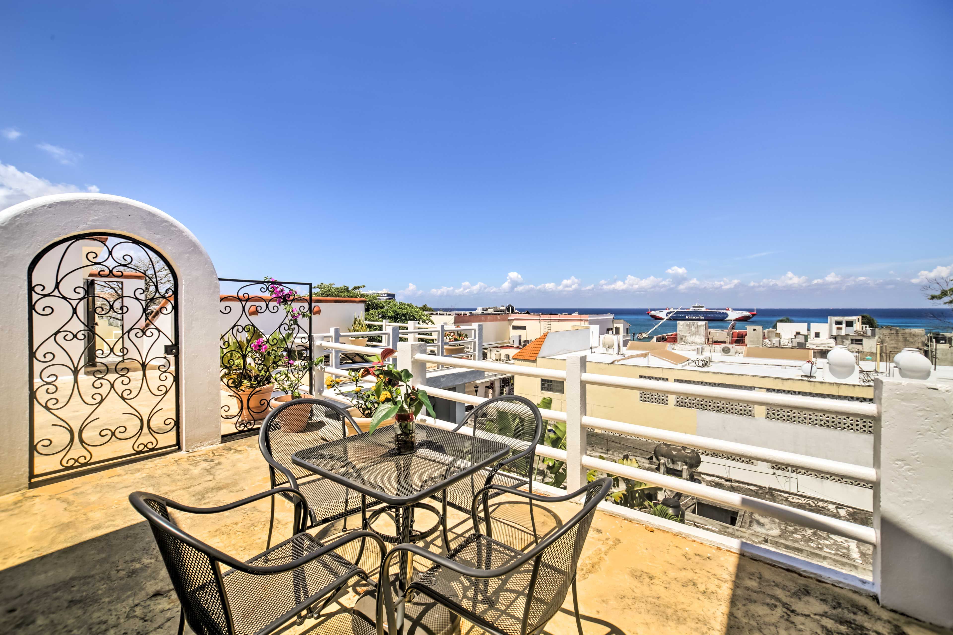 San Miguel de Cozumel Vacation Rental | 1BR | 1.5BA | Stairs Required