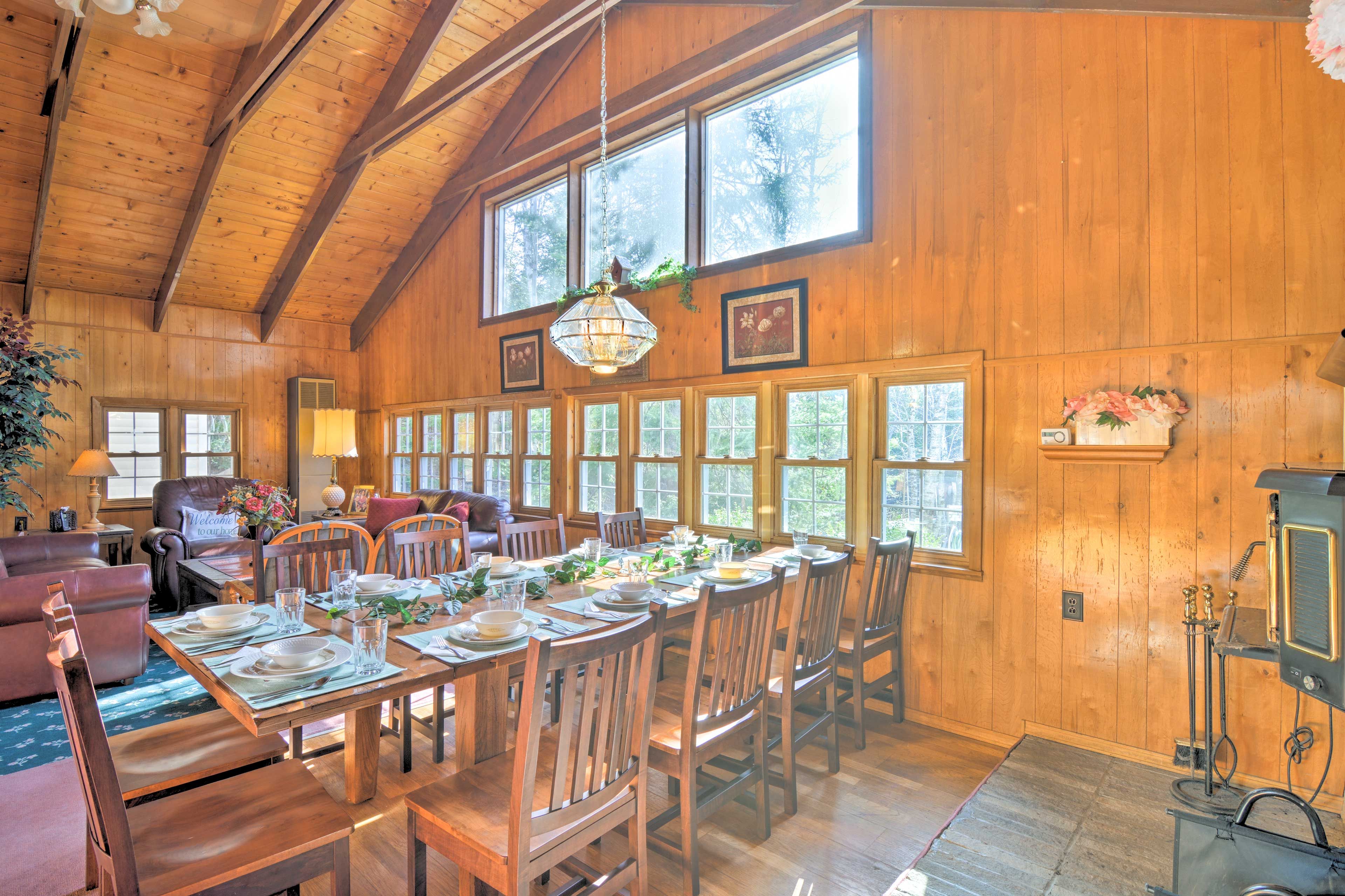 Share home-cooked feasts throughout your stay!