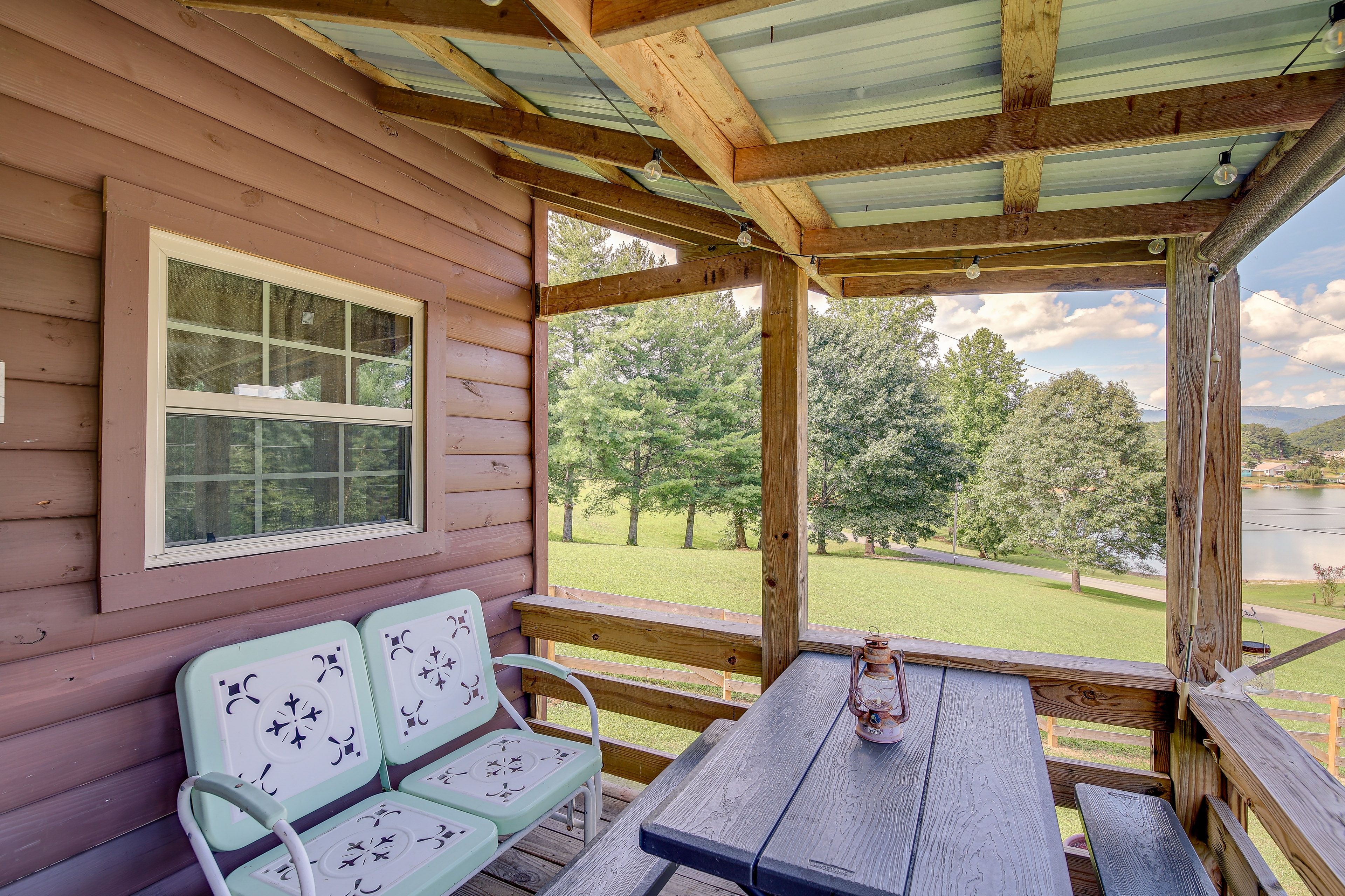 Covered Deck | Picnic Table | Water Views