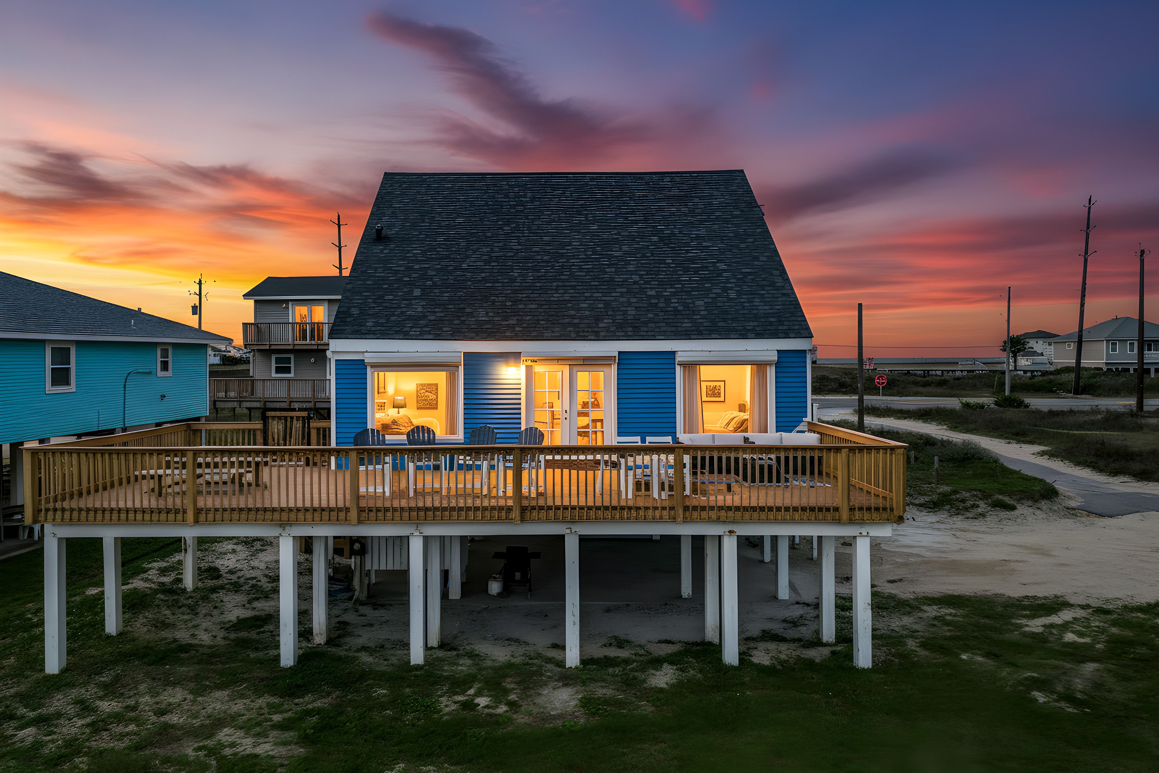 Galveston Vacation Rental | 3BR | 2BR | 1,300 Sq Ft
