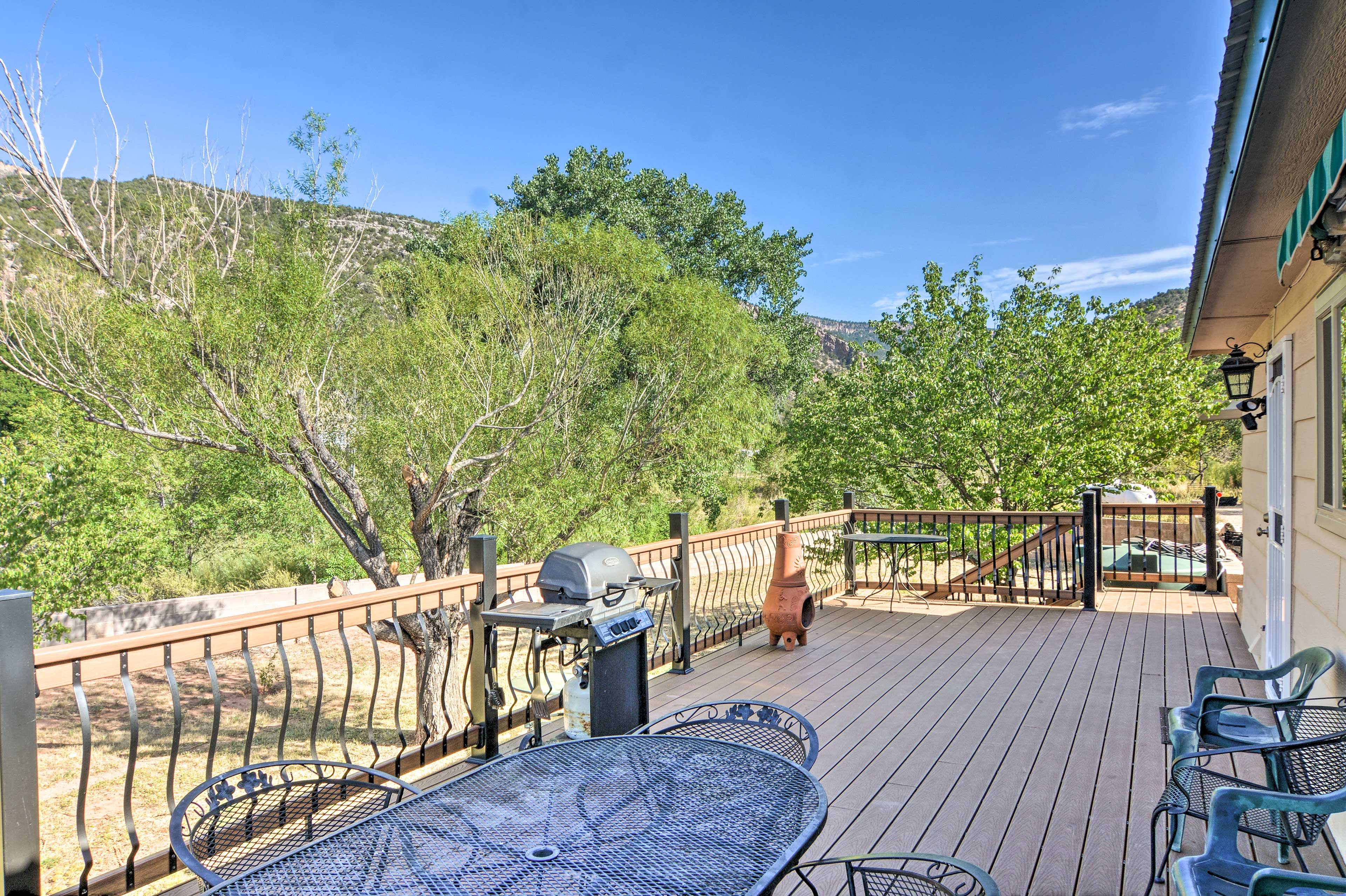 Private Deck w/ Gas Grill