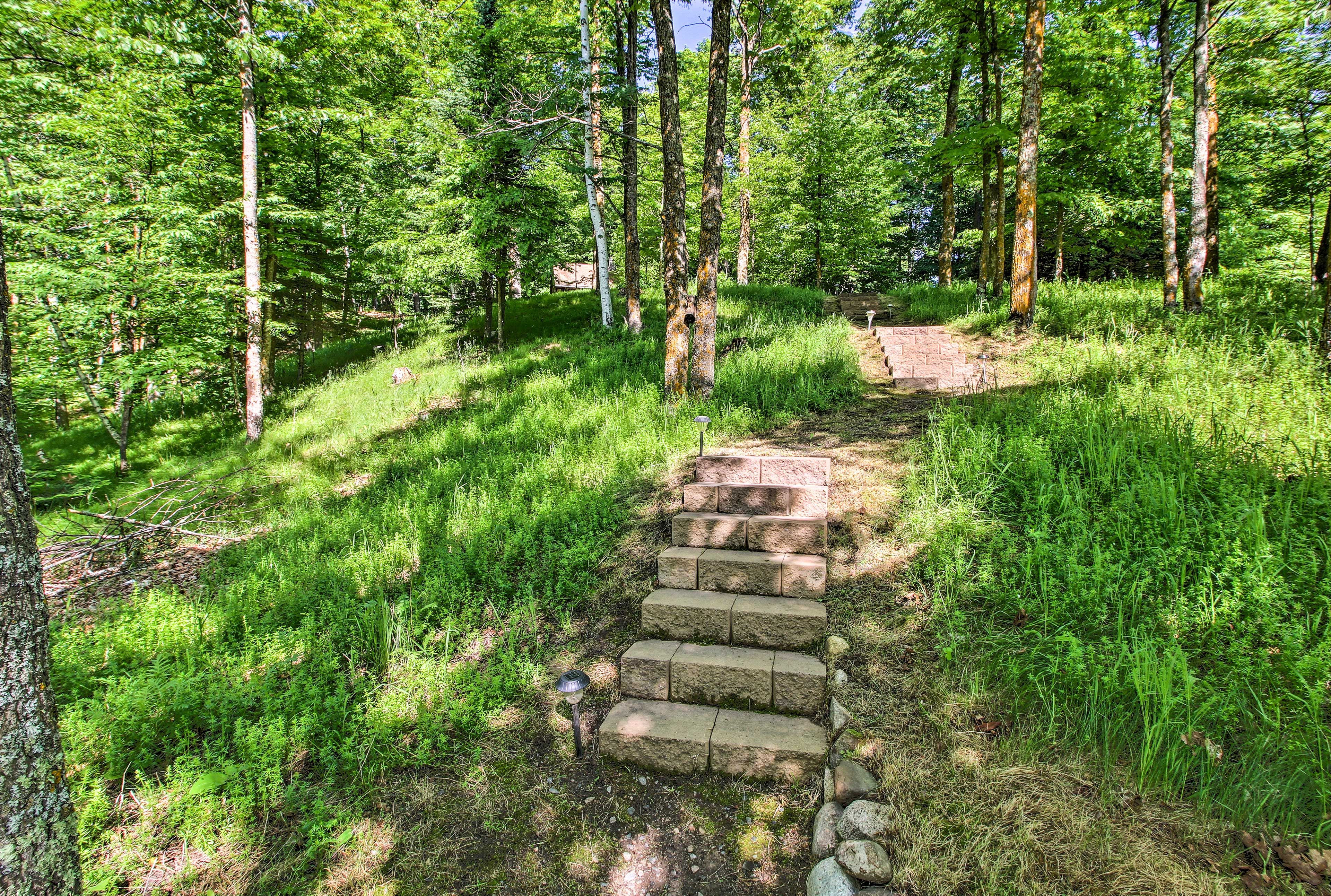 Steps to Lake