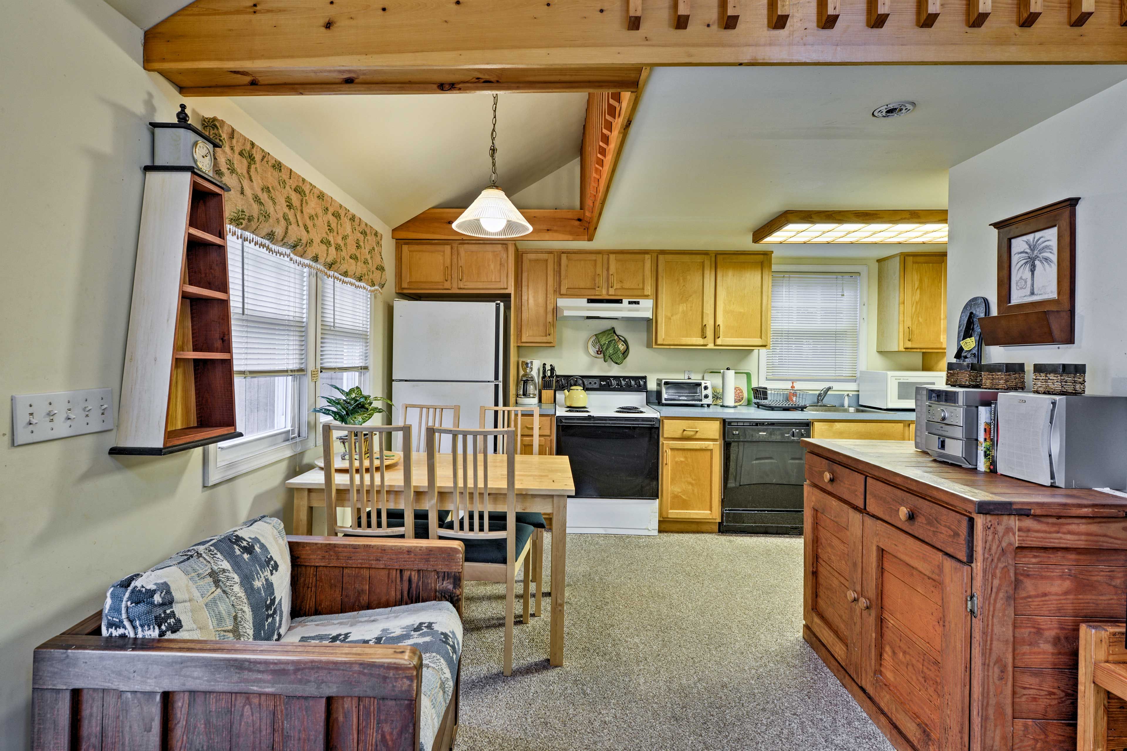 In the cozy interior, you'll find all of the amenities of home!