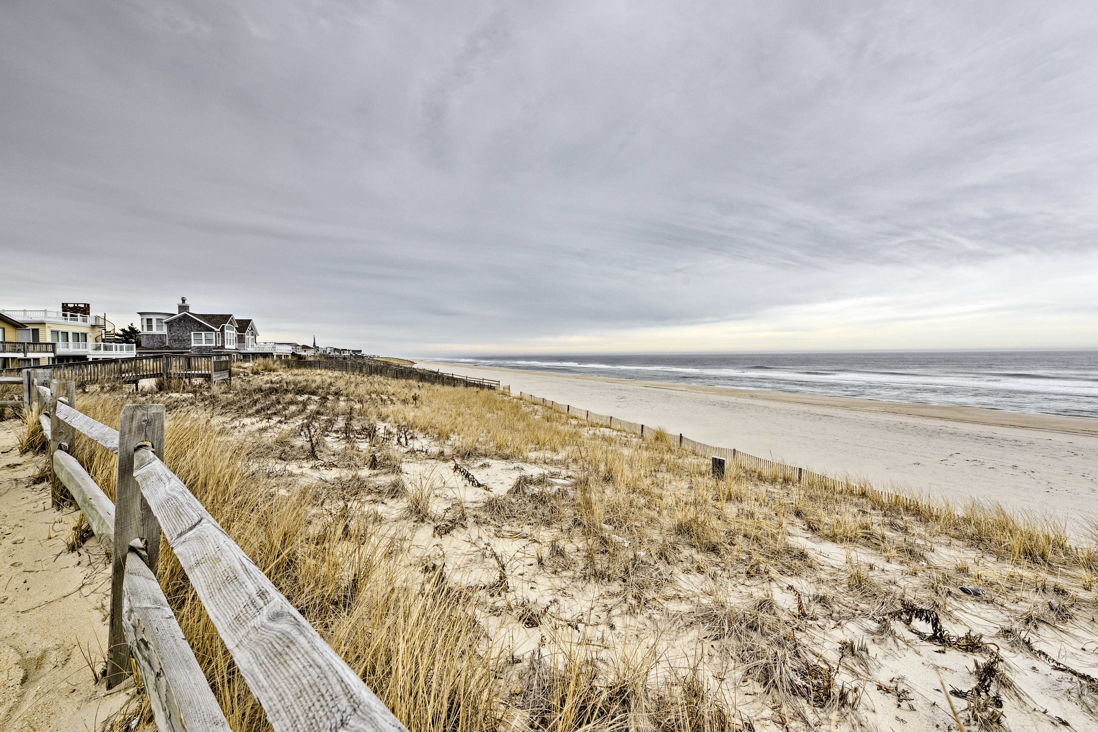 Everyone will love the home's location less than a block from the beach.