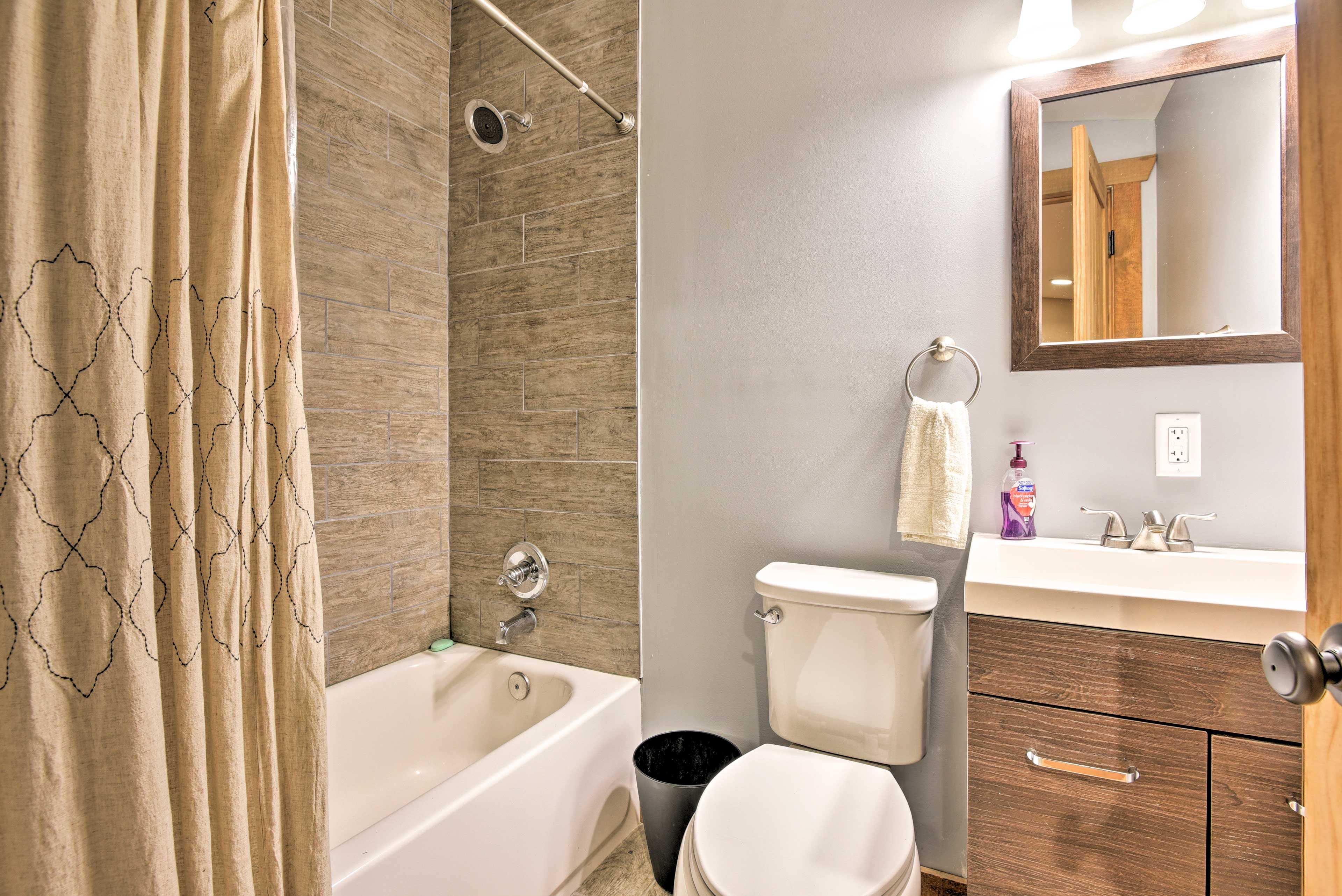 Take a relaxing bath before bed.