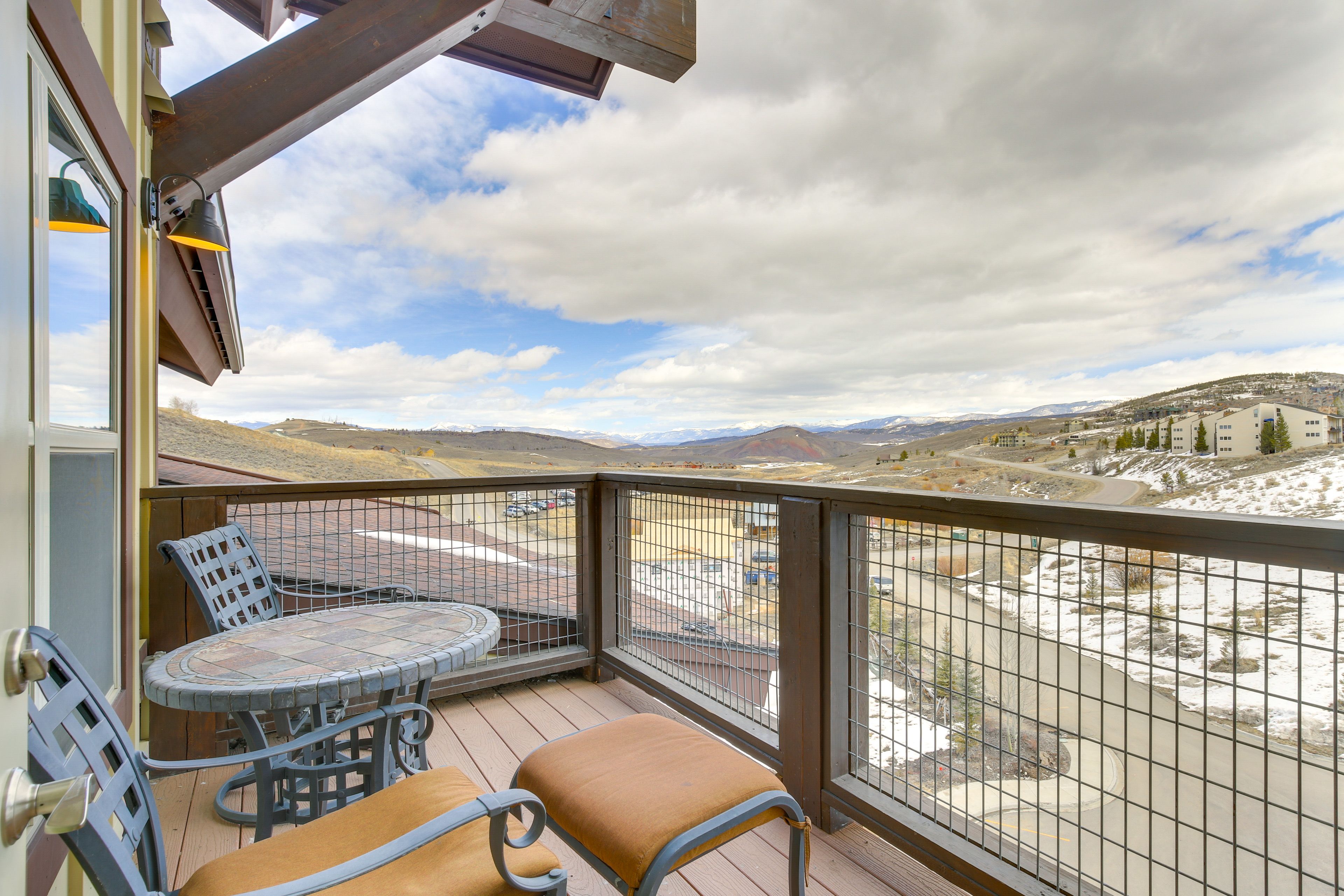 Granby Vacation Rental | 1BR | 1BA | 684 Sq Ft | Elevator Access
