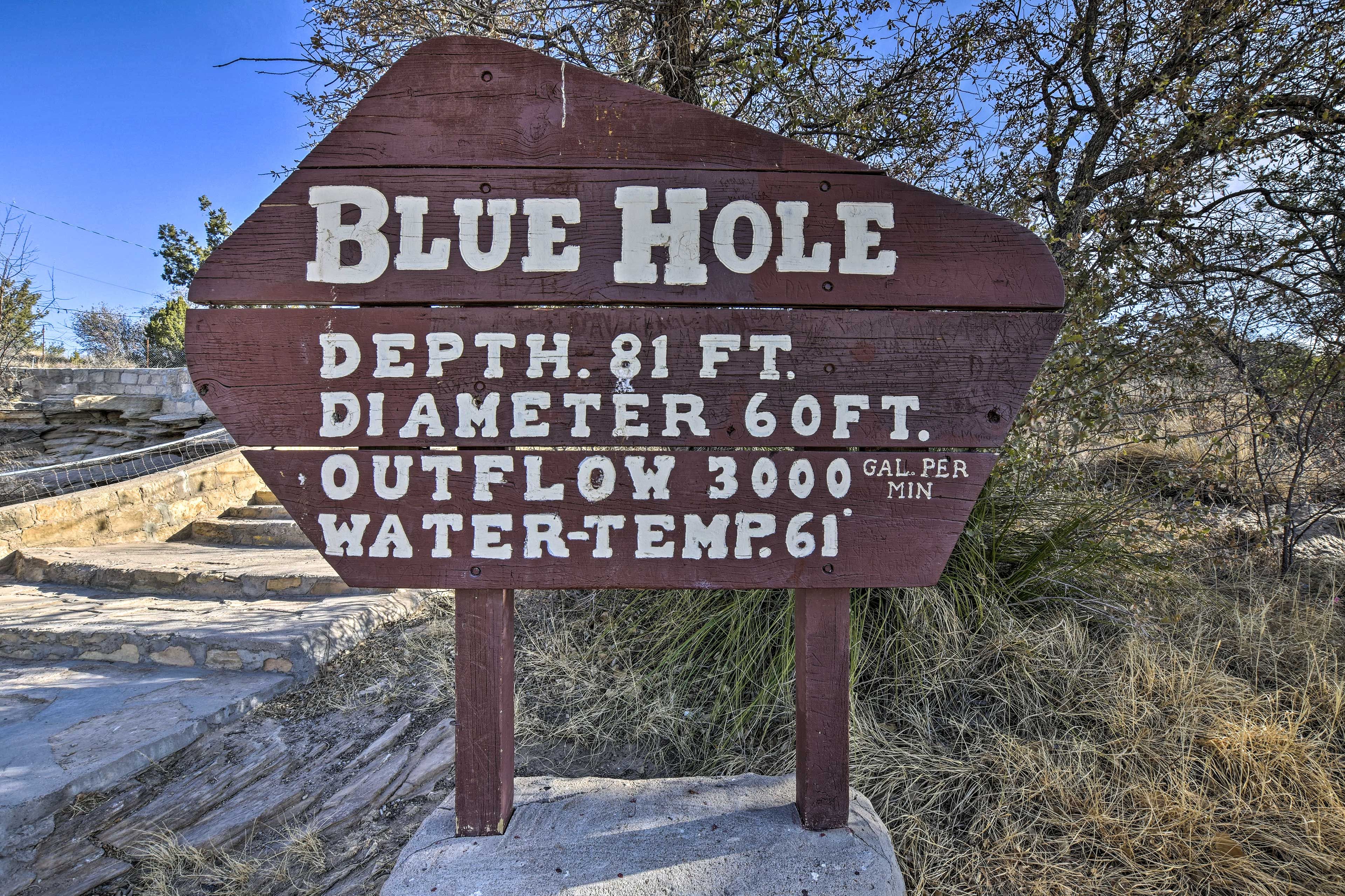 Blue Hole Scuba Diving Pool