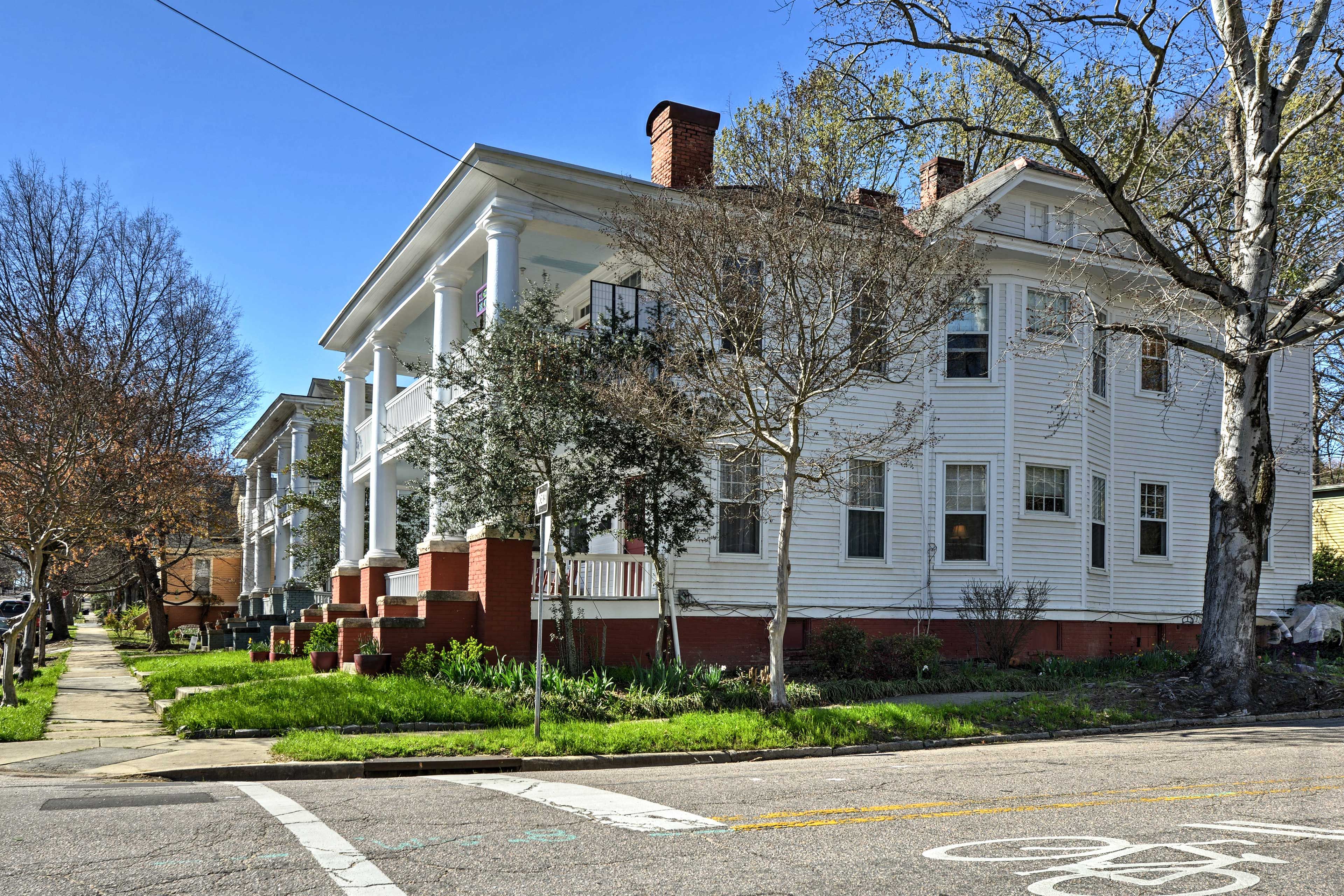 The home is within steps of downtown!