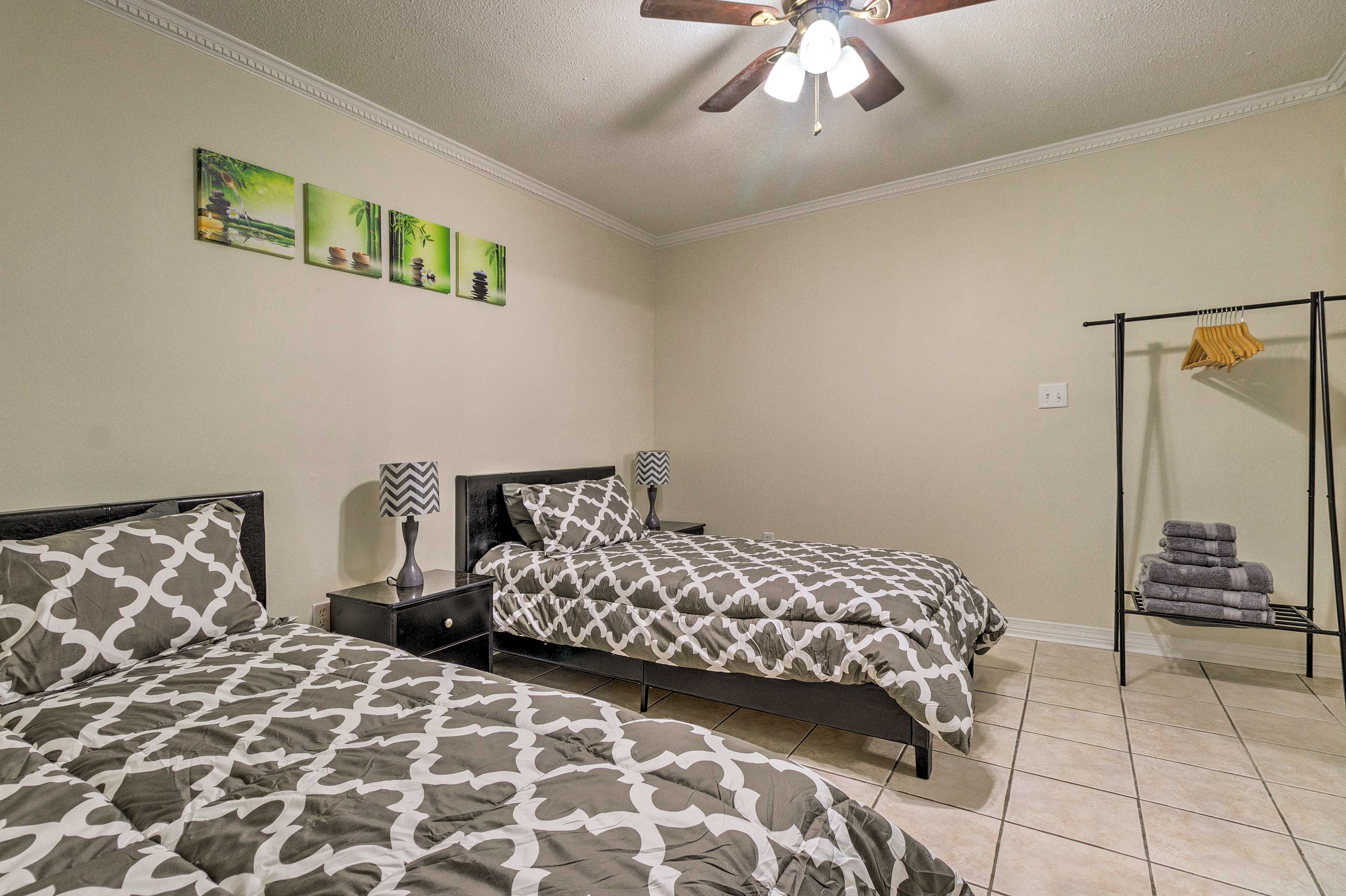 Cozy up with your loved one before drifting into a peaceful sleep.