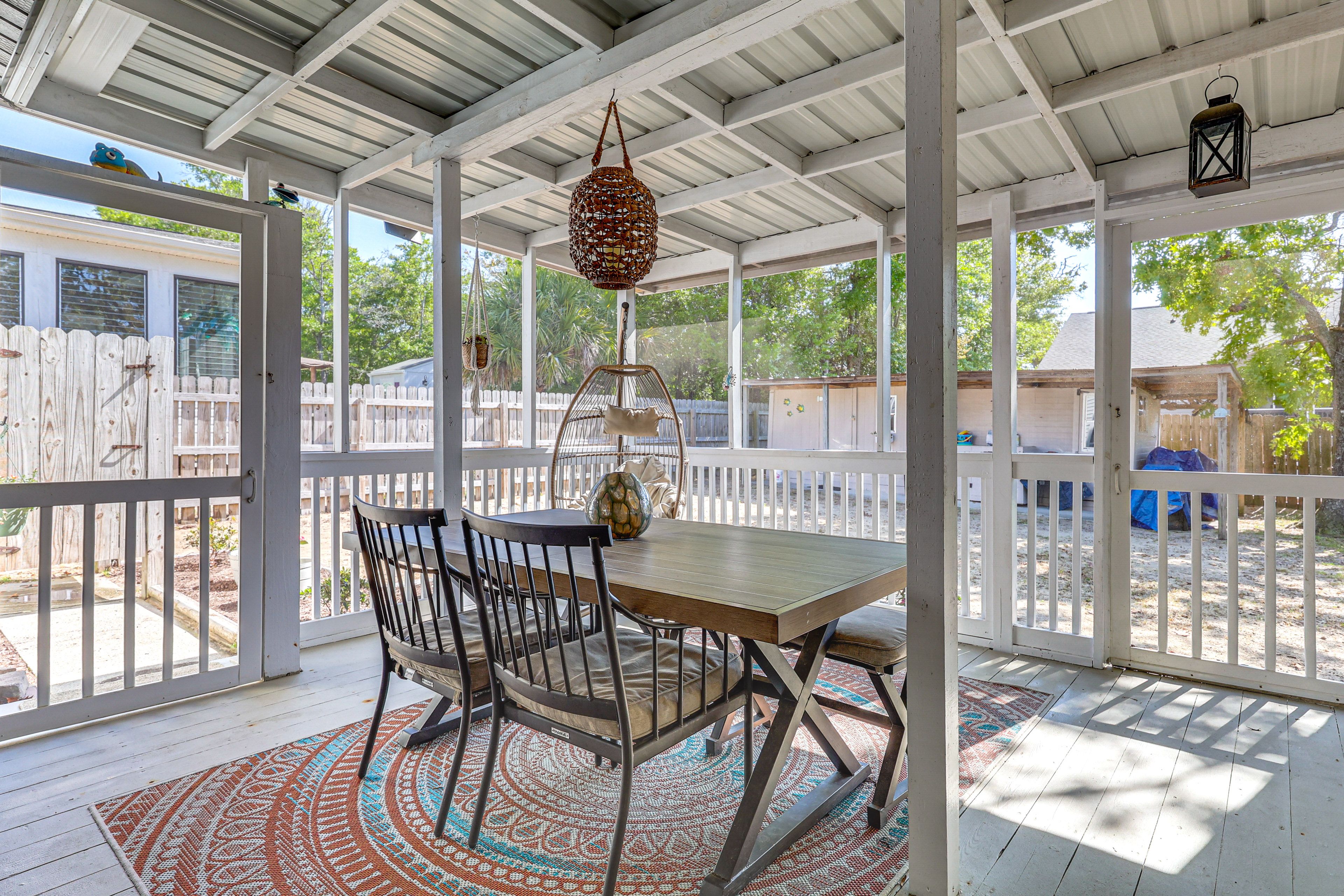 Screened-In Porch | Access to Backyard