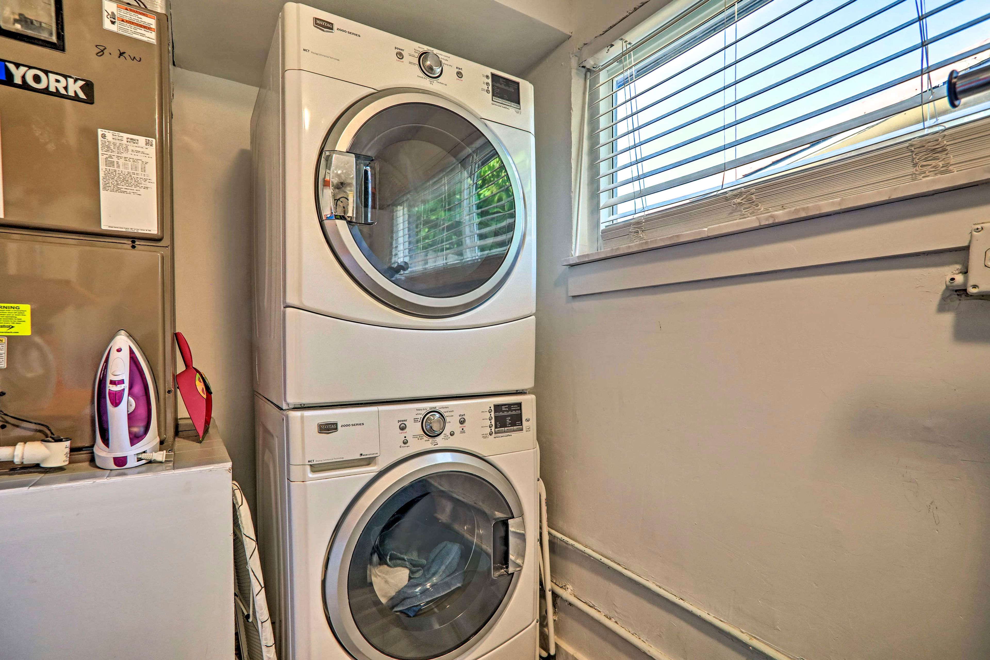 Keep clothes fresh with these convenient laundry machines.