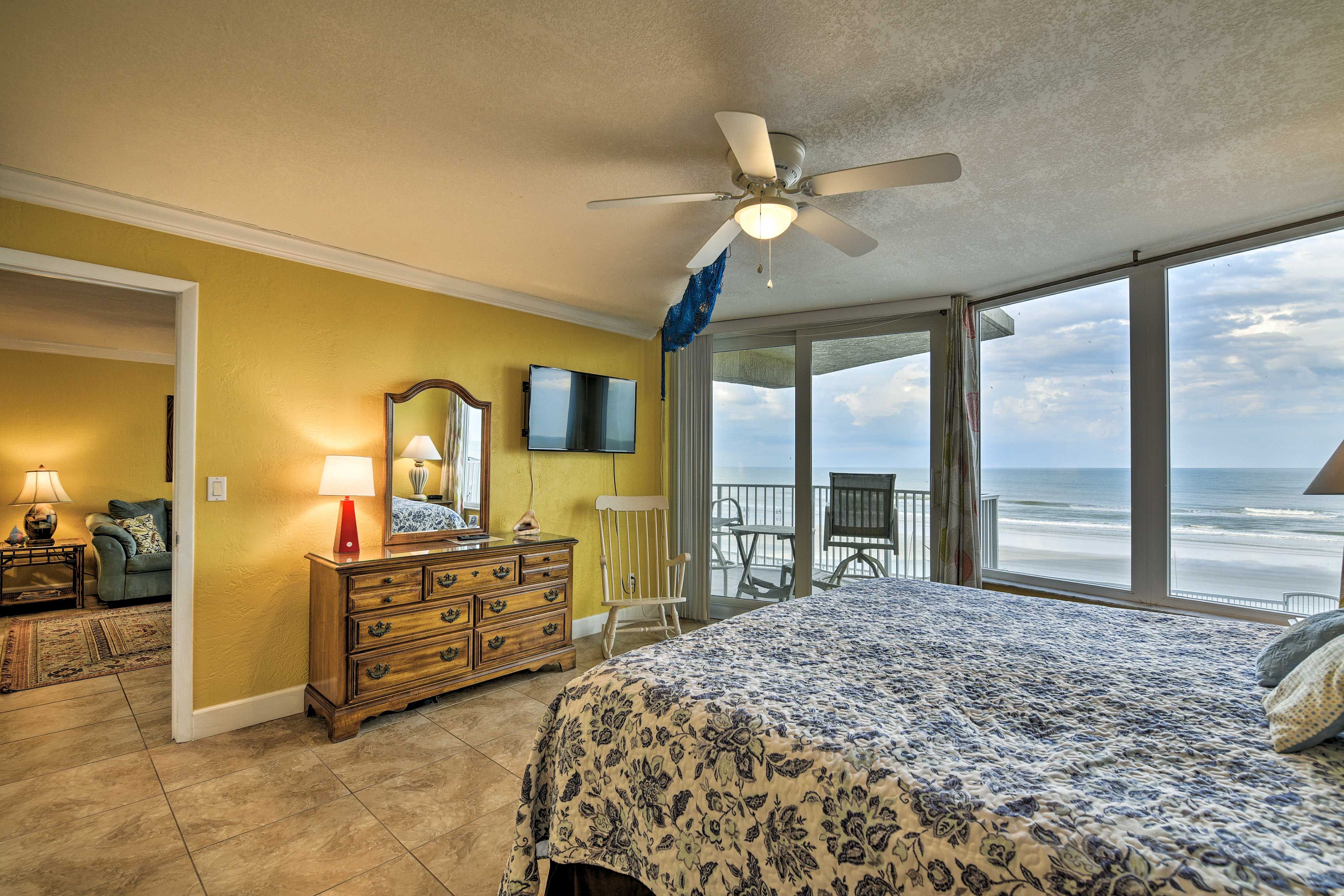 Wake up to ocean views or close the curtains for a lazy morning in bed.