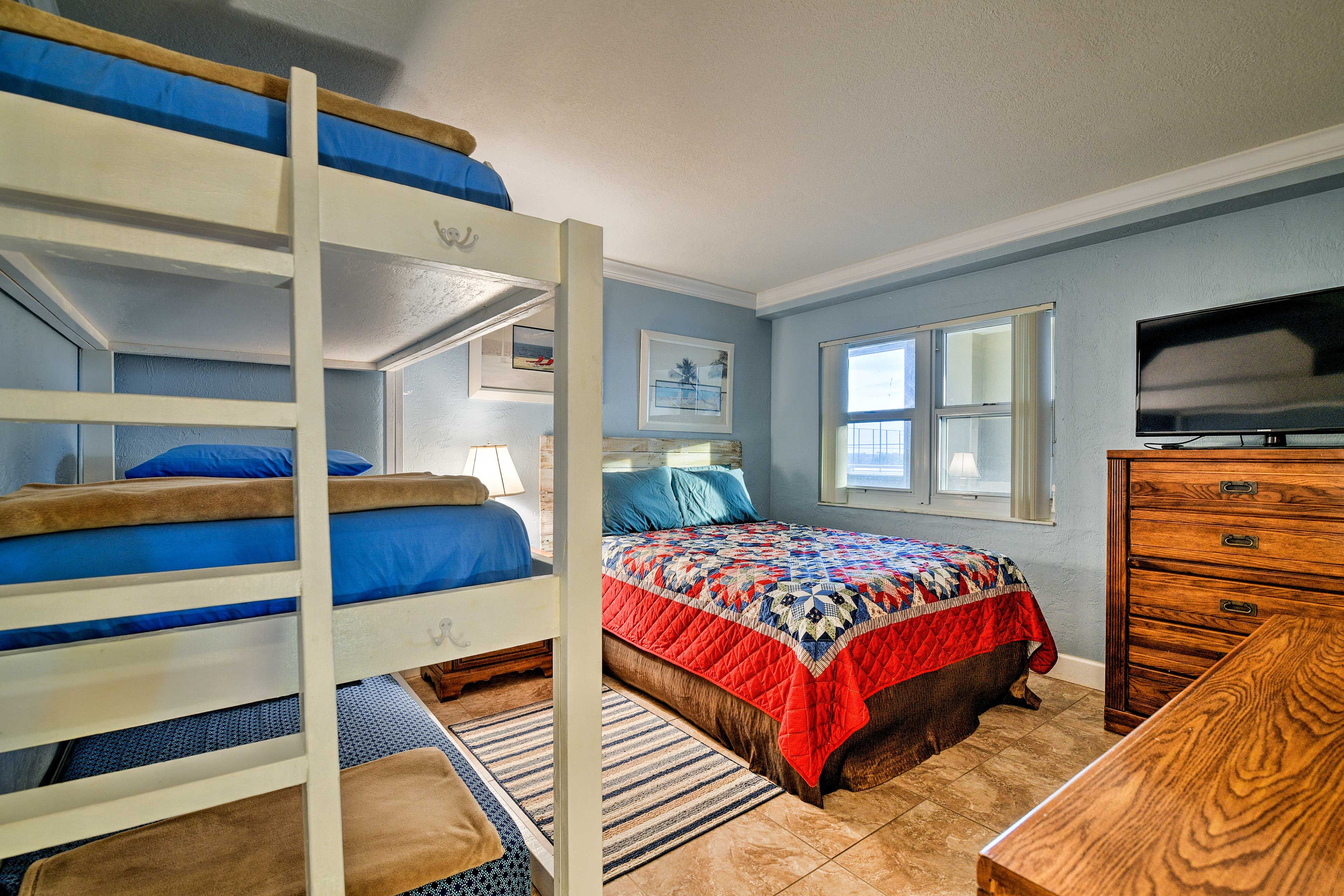 The second bedroom is great for small families or children!
