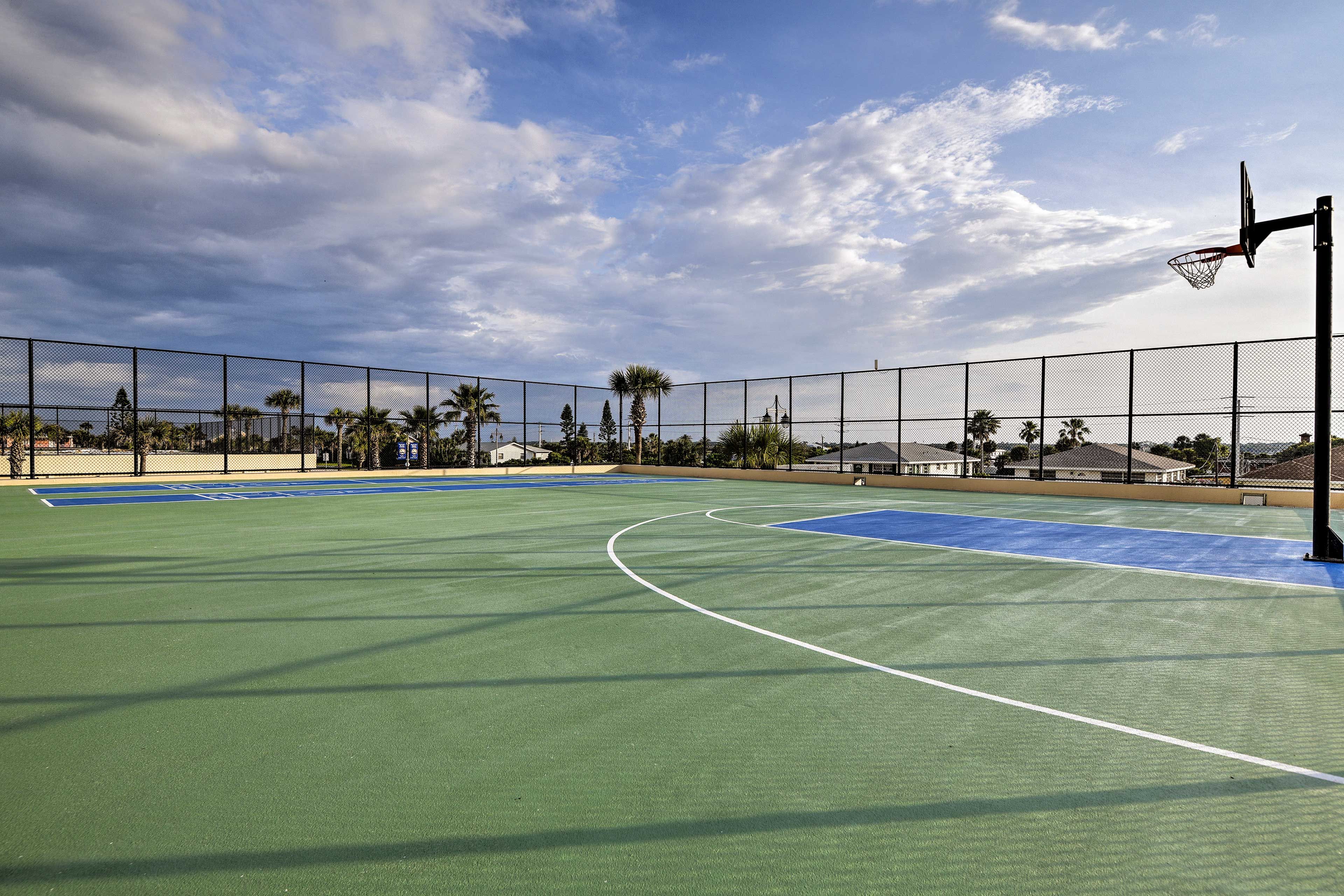 There's lots of space to play your favorite sports games.