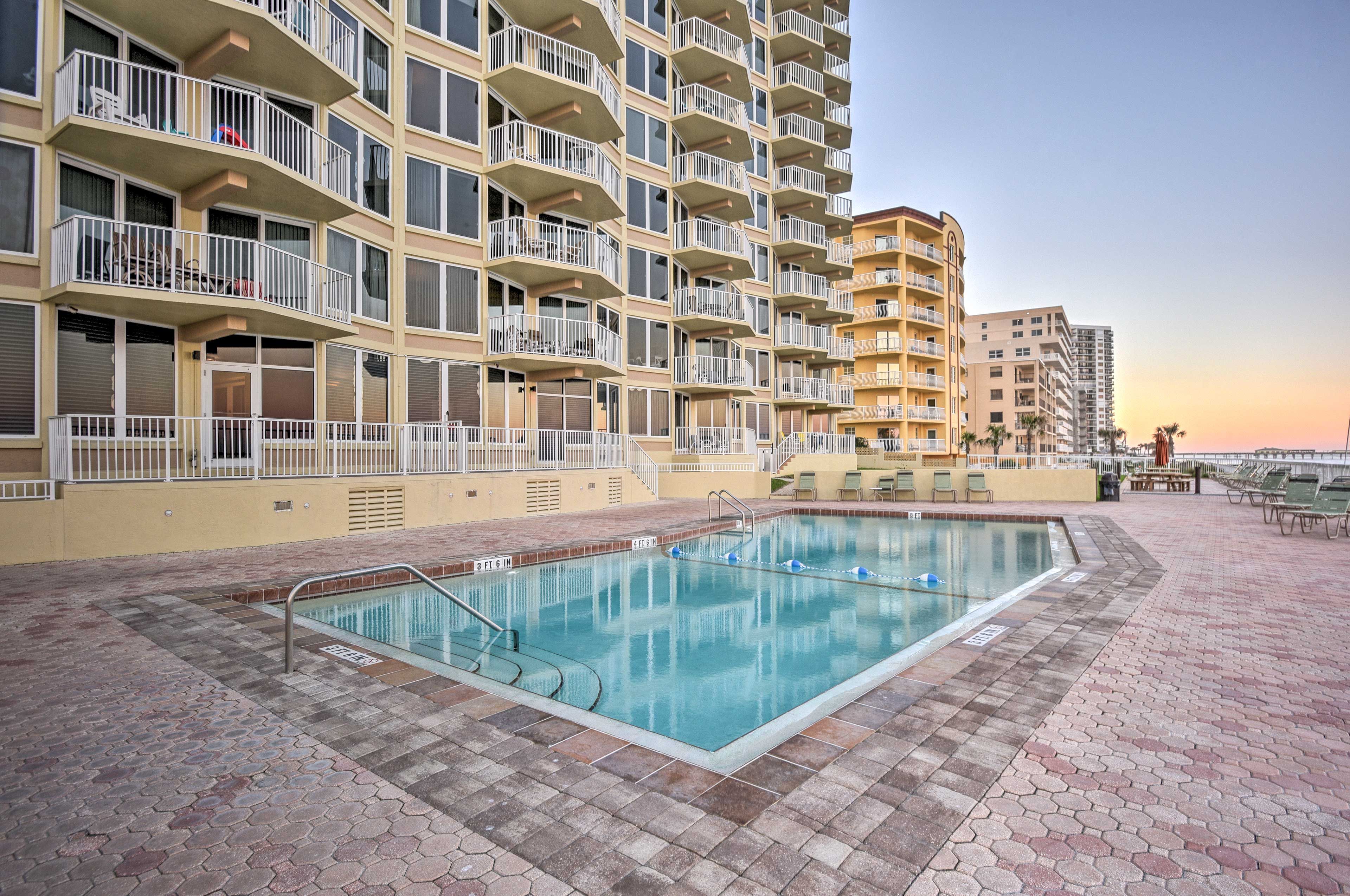 Cool off in the sparkling community pool.