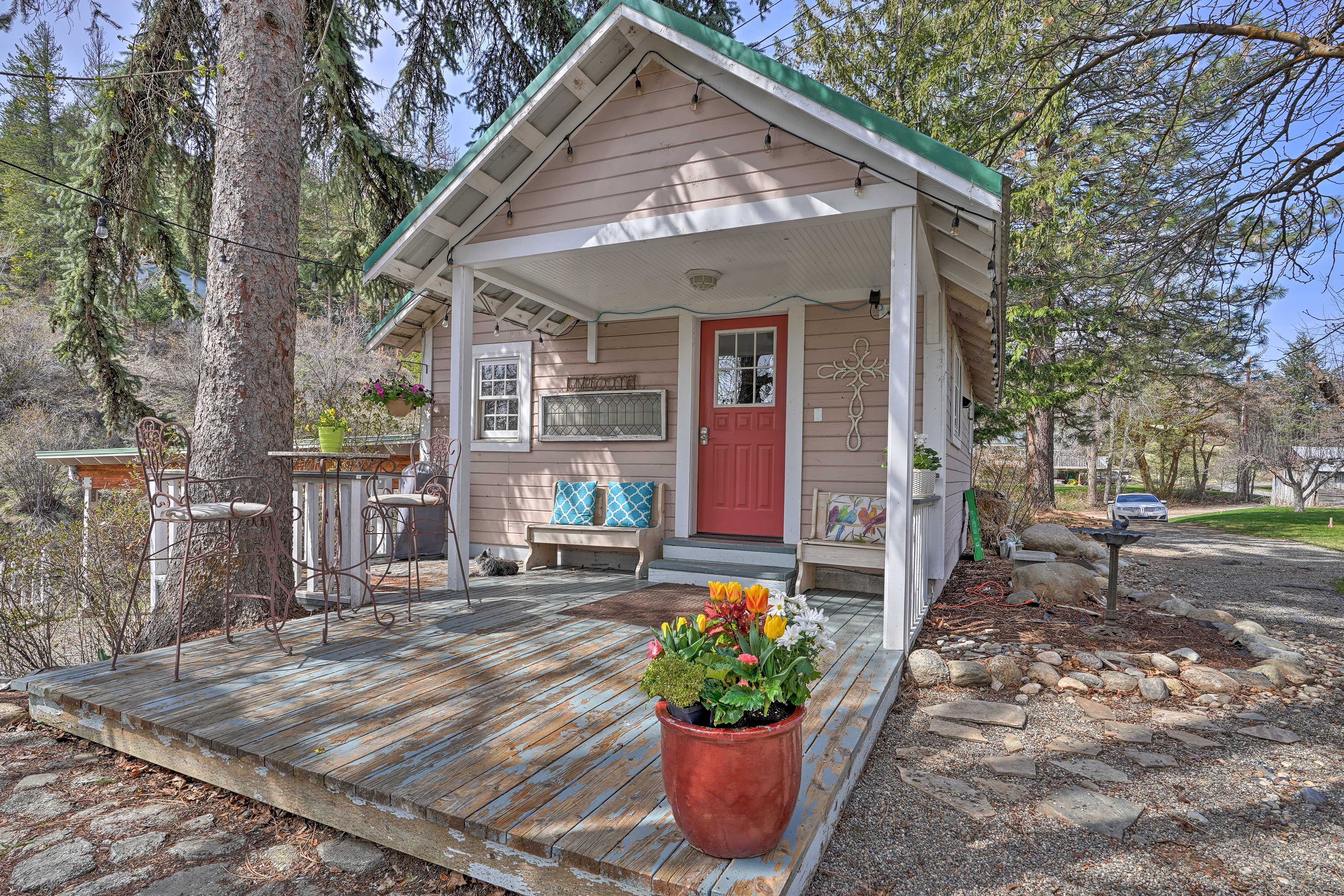 Your party of 2 will love this picturesque vacation rental home with a garden.