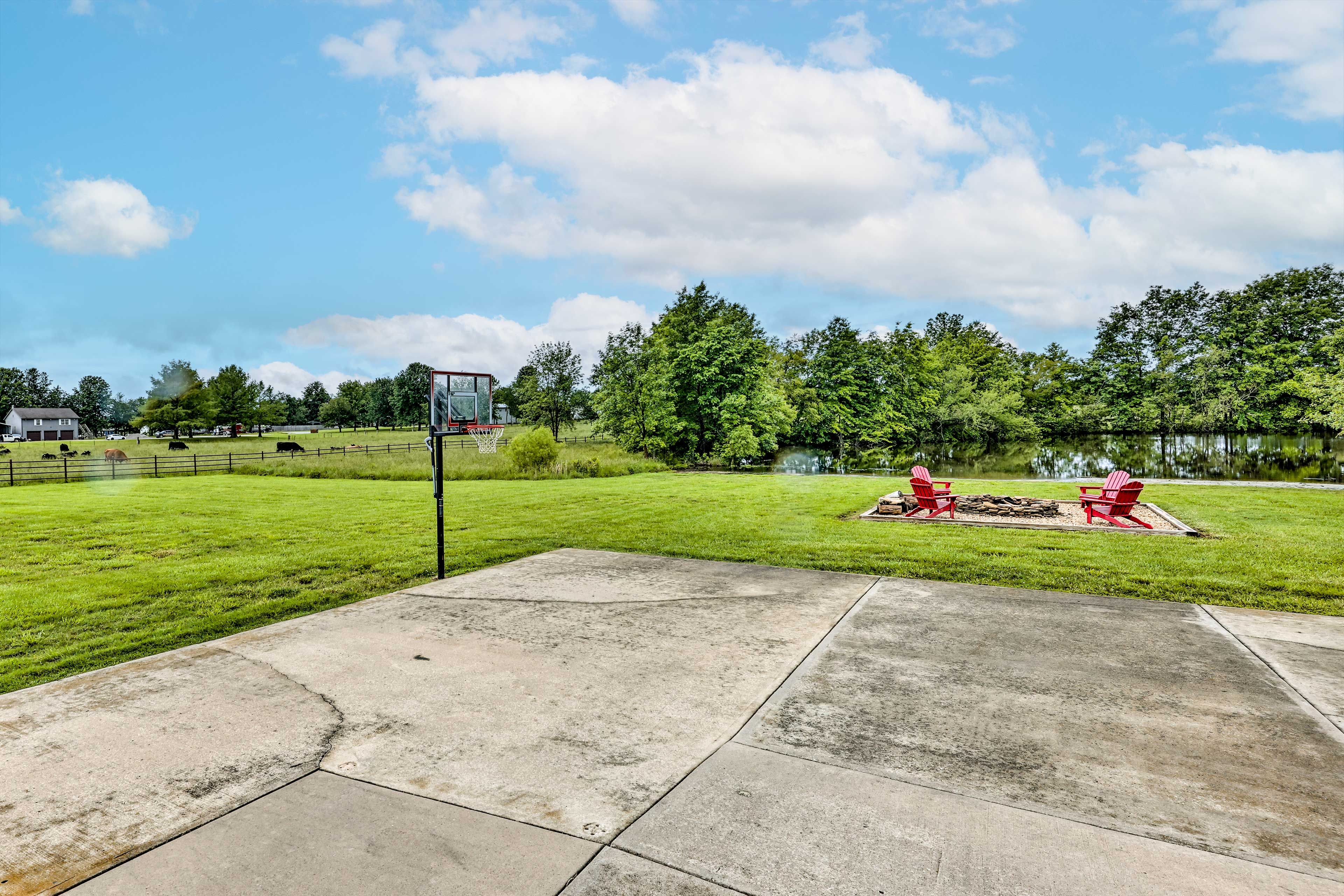 Outdoor Space | Basketball Court | Fire Pit