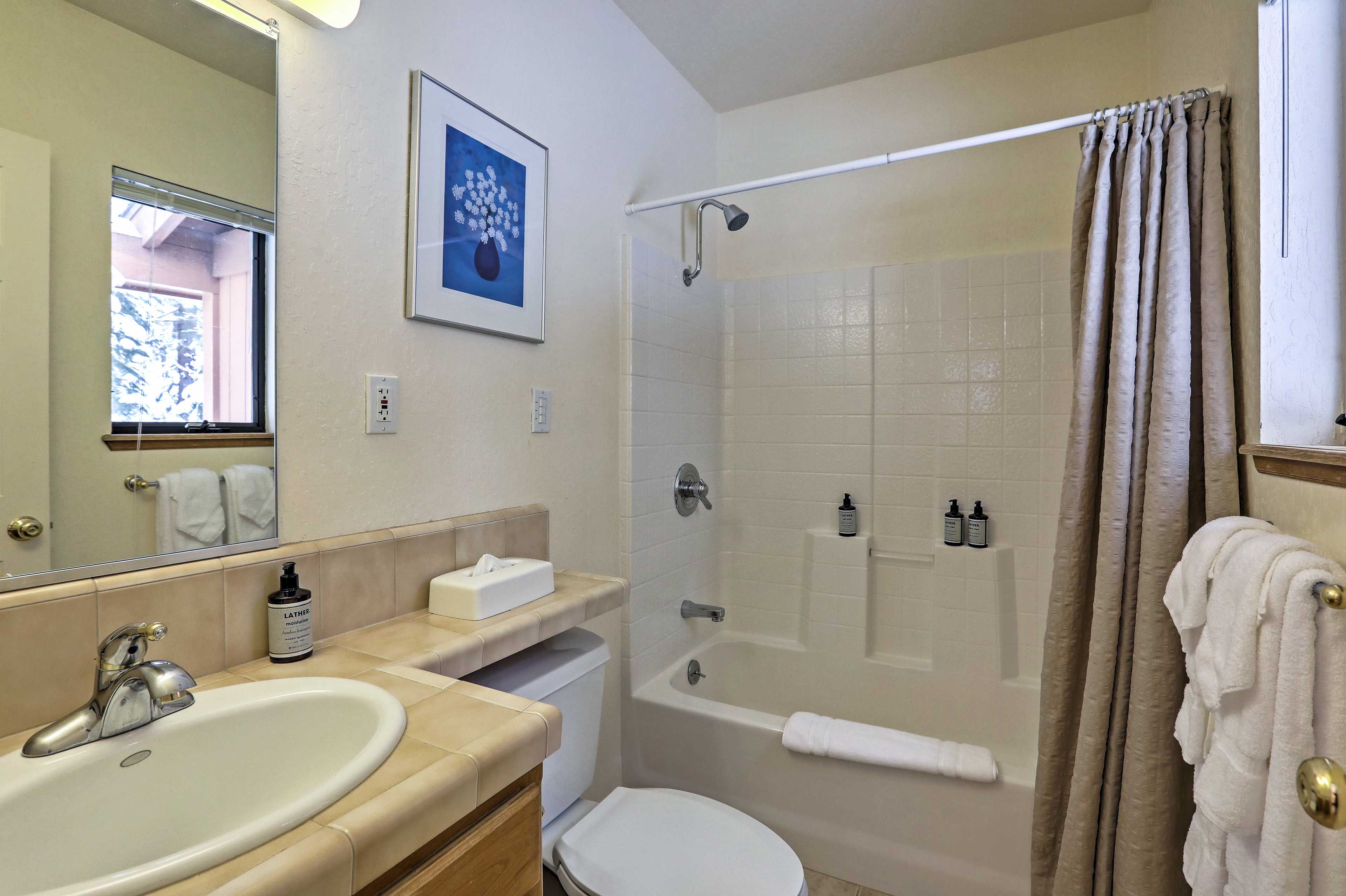 Soak in the tub before retreat under your bed's covers.