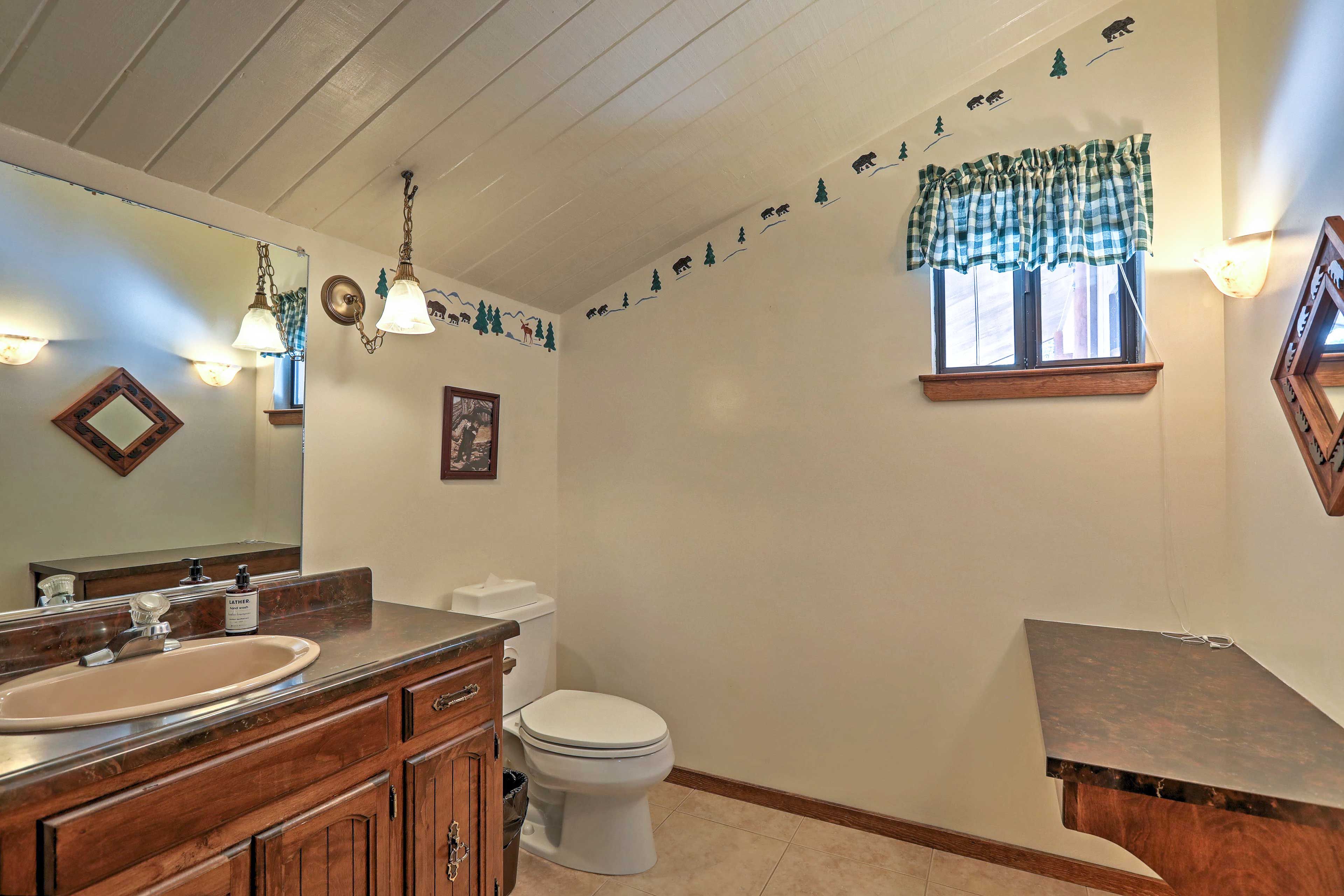The home includes 5.5 bathrooms.