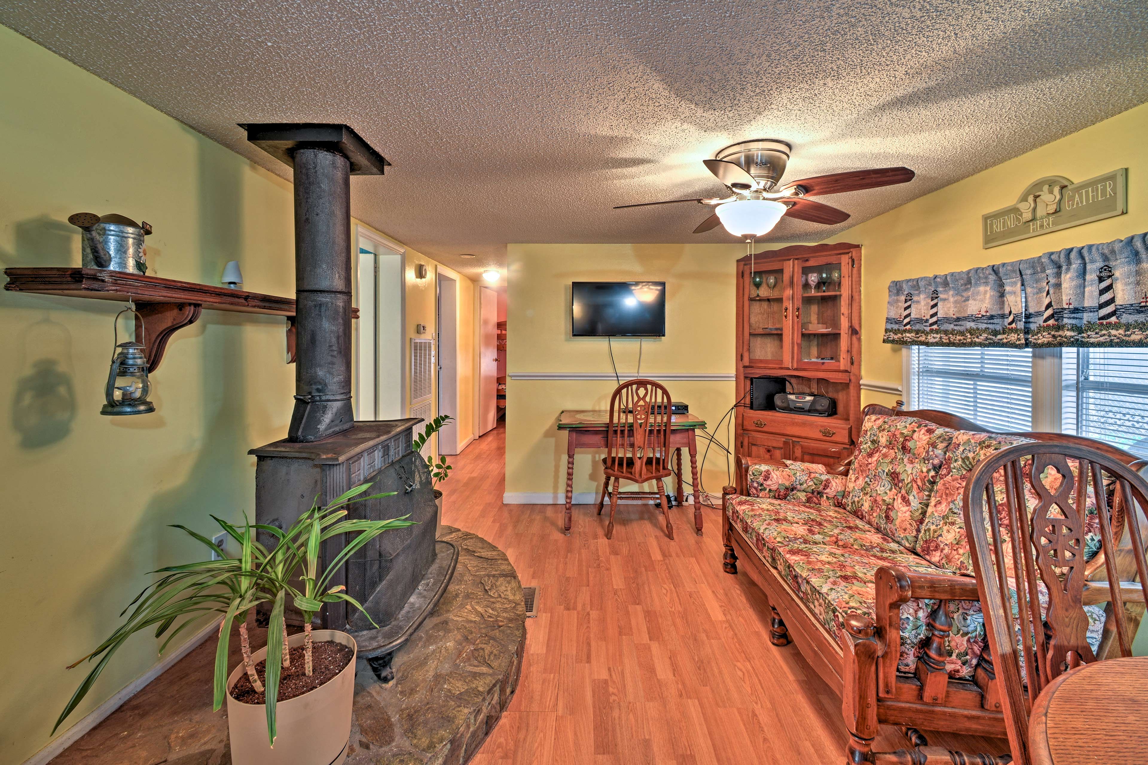 Inside, you'll find all of the comforts of home!