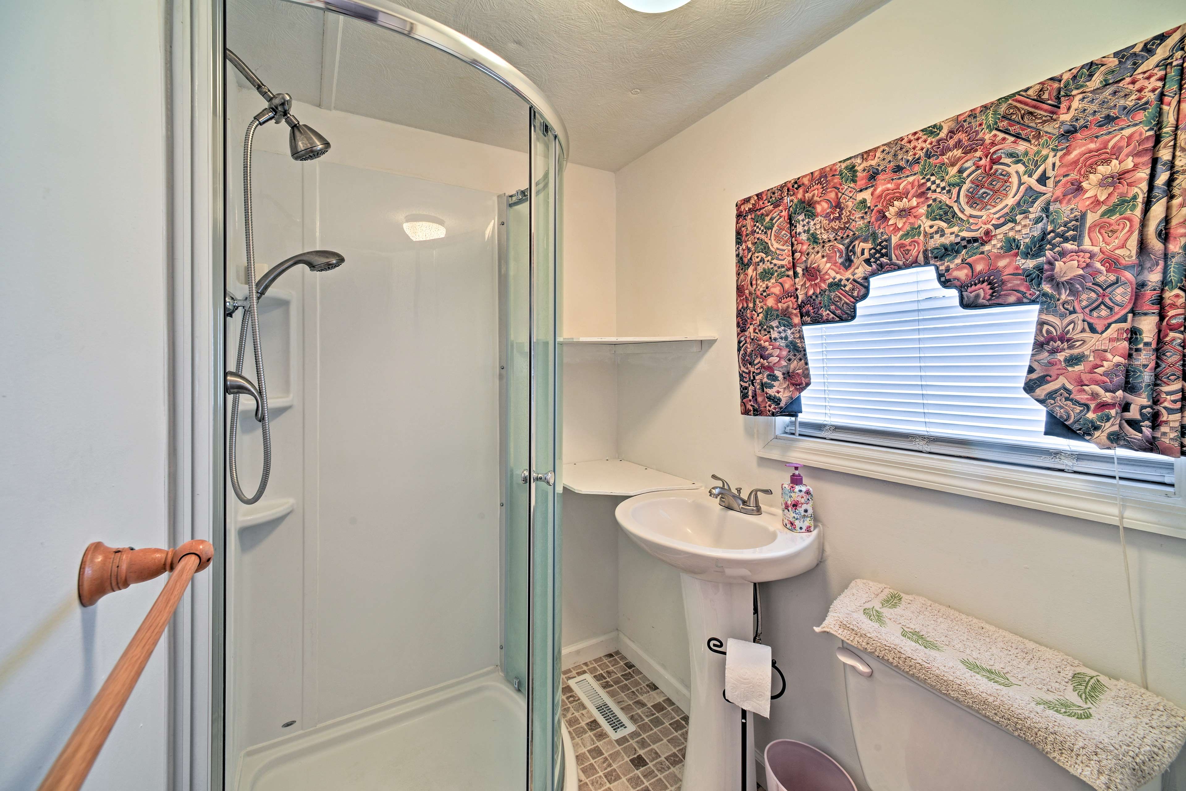 Each bathroom comes stocked with fresh towels!