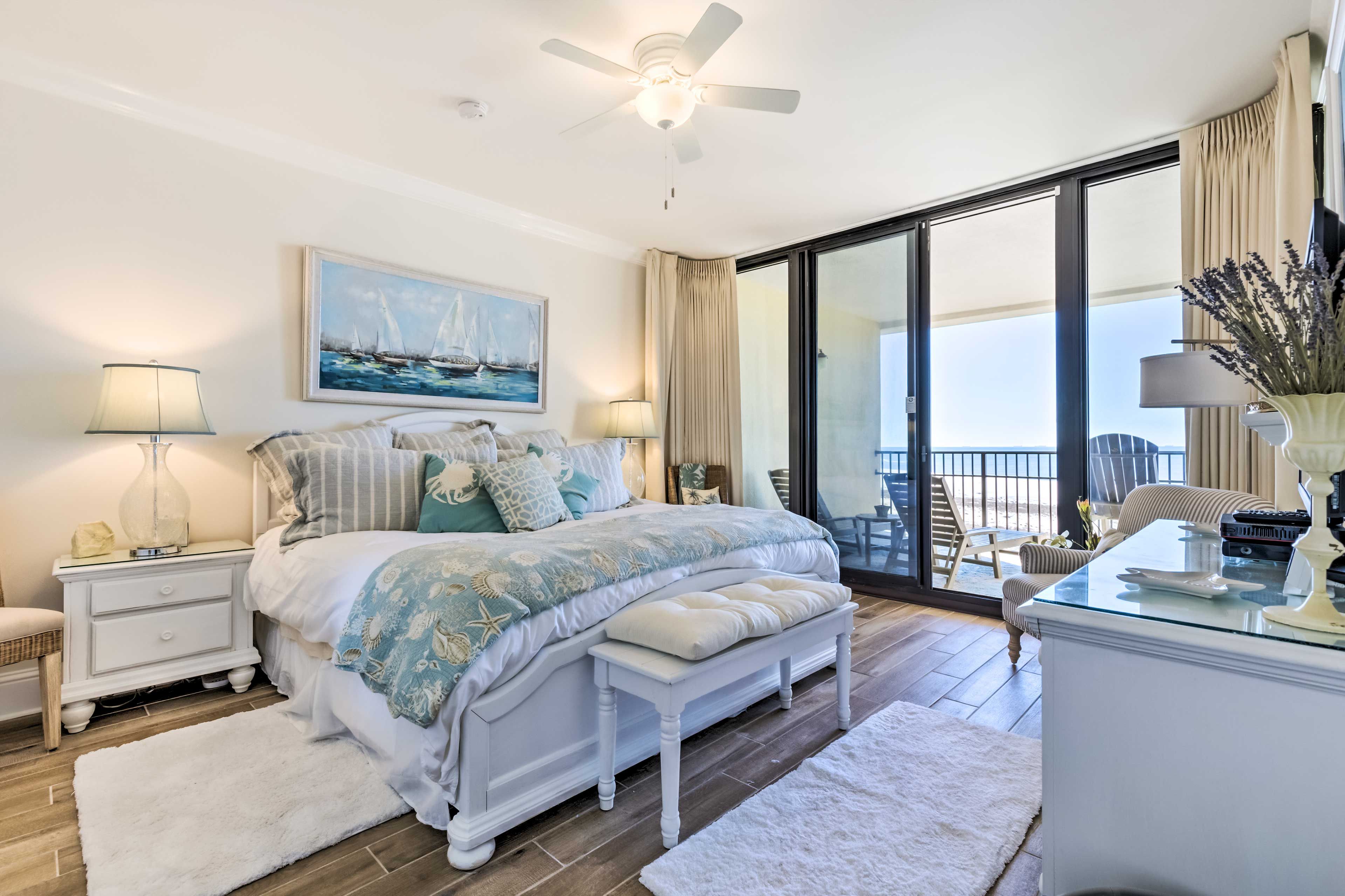 Bedroom 1 | King Bed | Balcony Access
