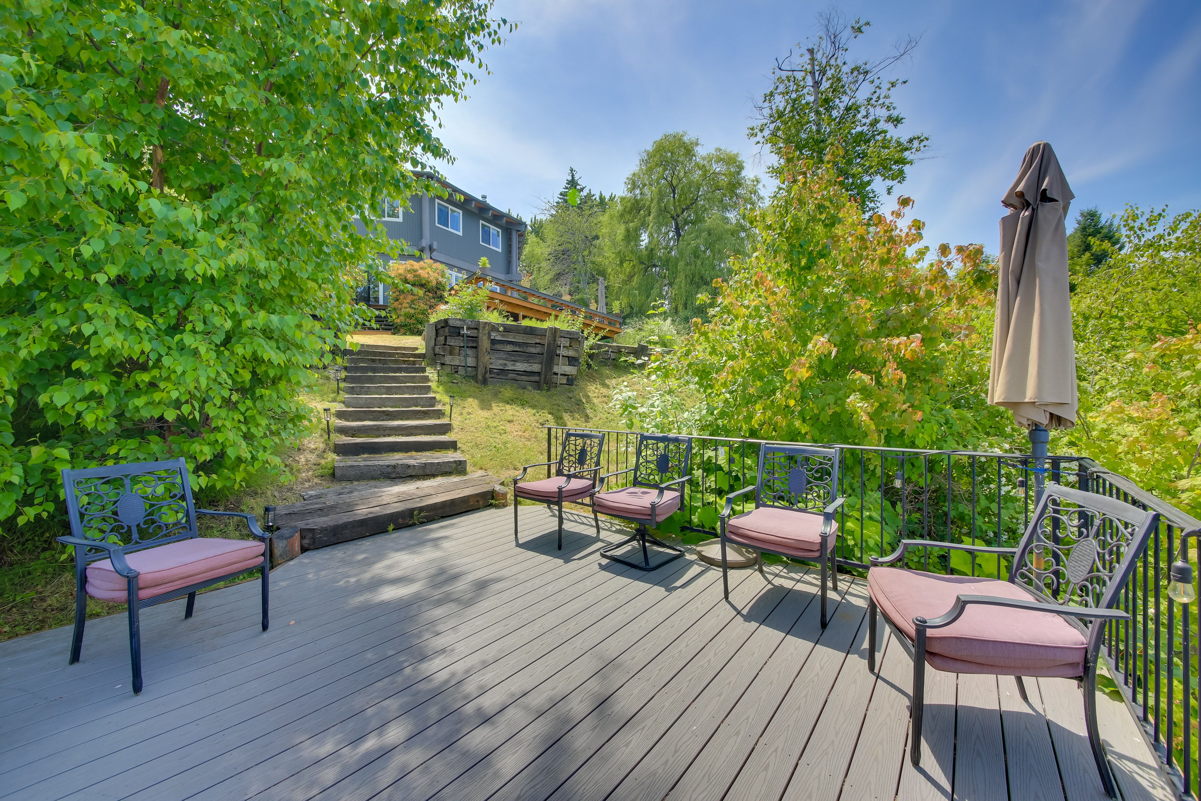 Shared Waterfront Deck