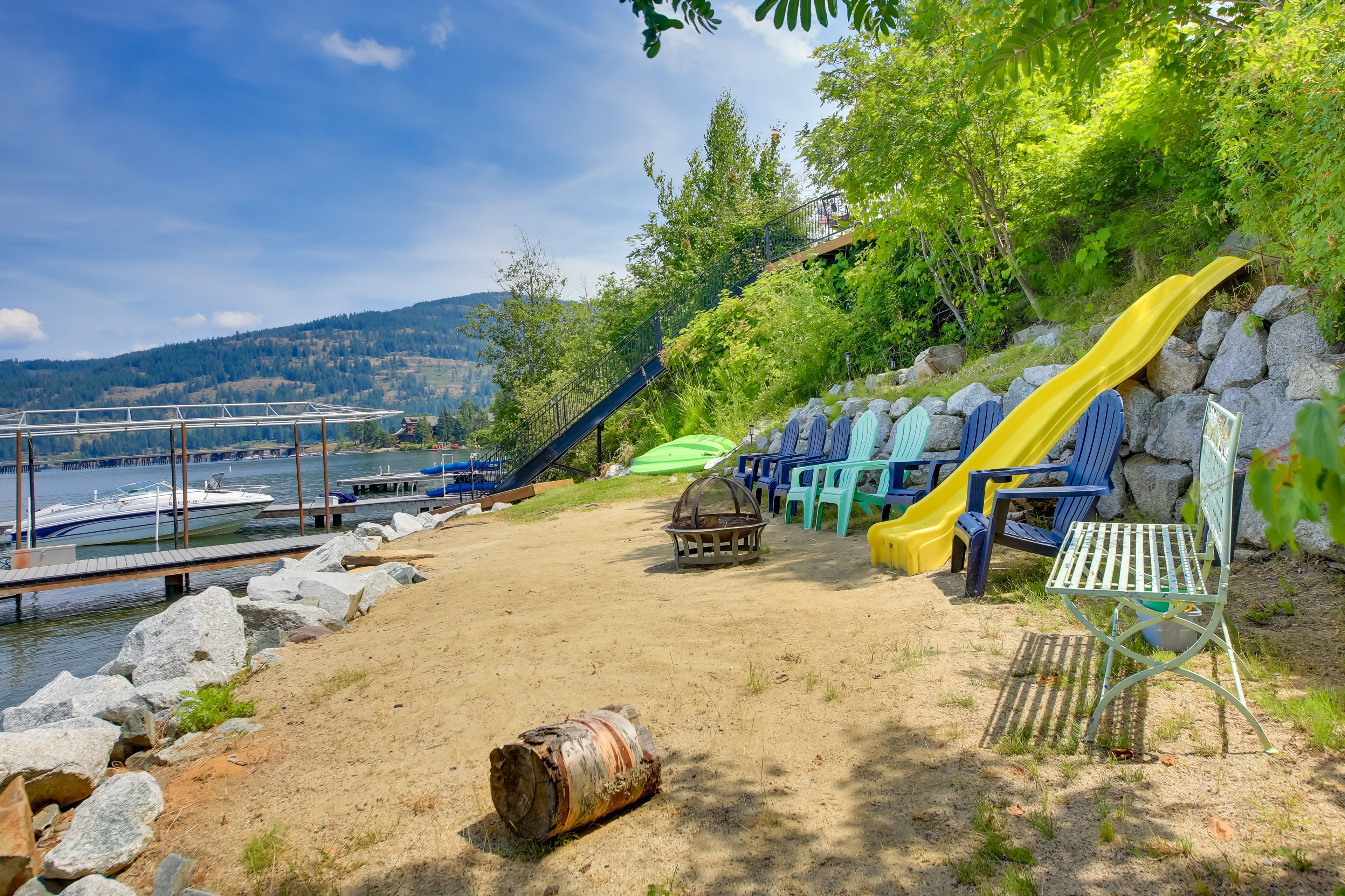 Shared Beach Area | Seating | Fire Pit