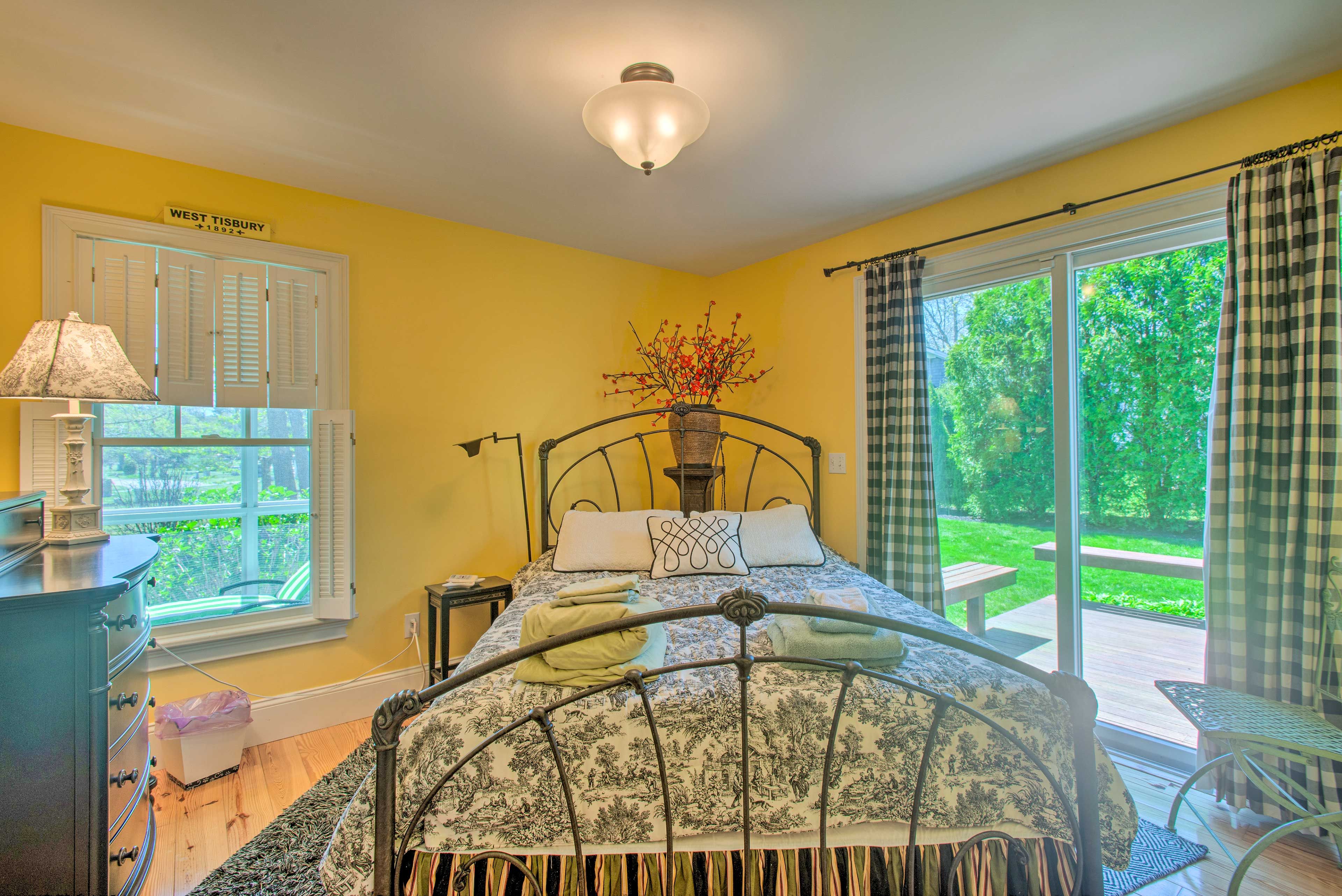Bedroom 2 | Queen Bed | Access to Private Deck