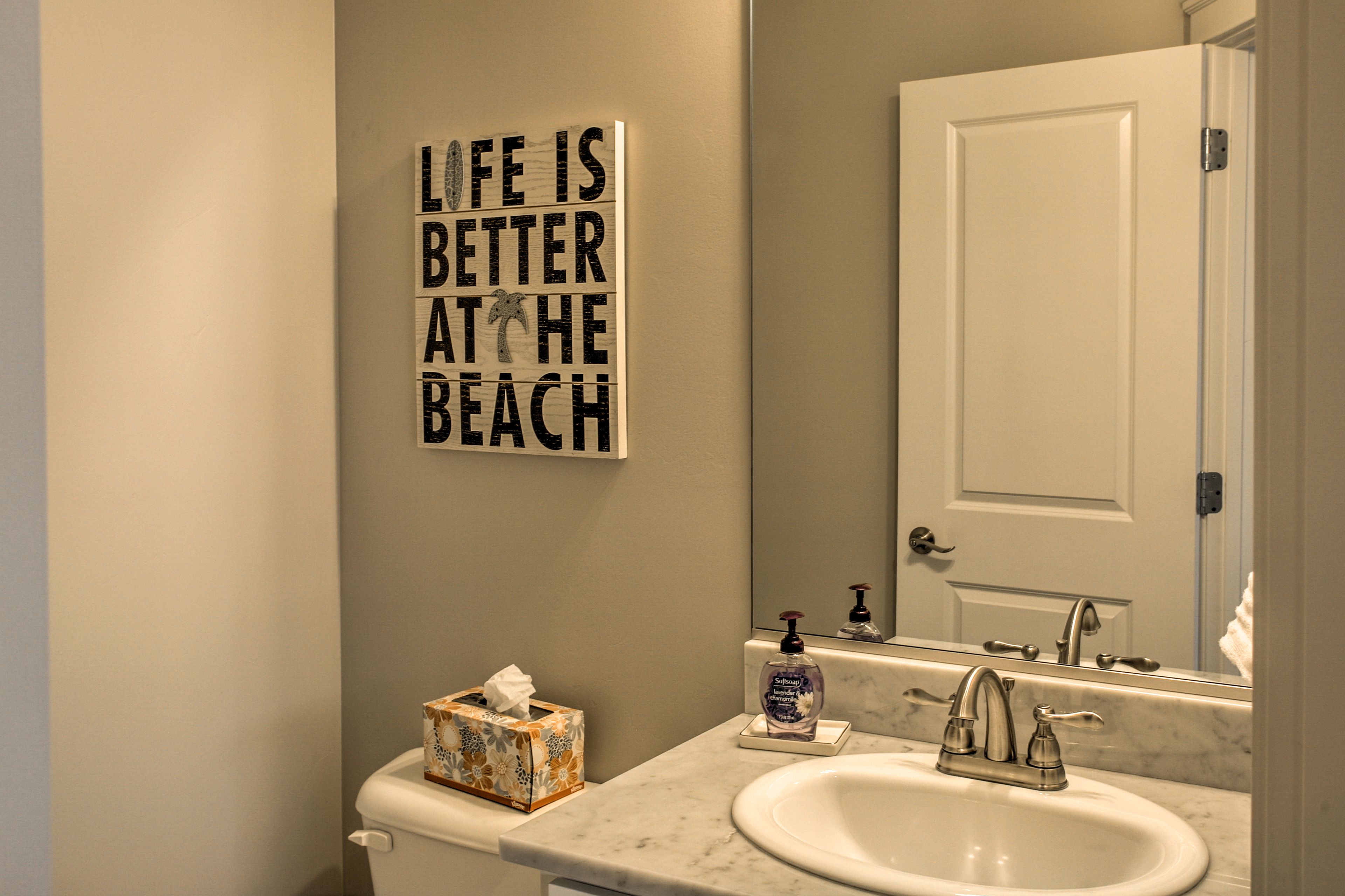 You'll find 2.5 bathrooms in the home.