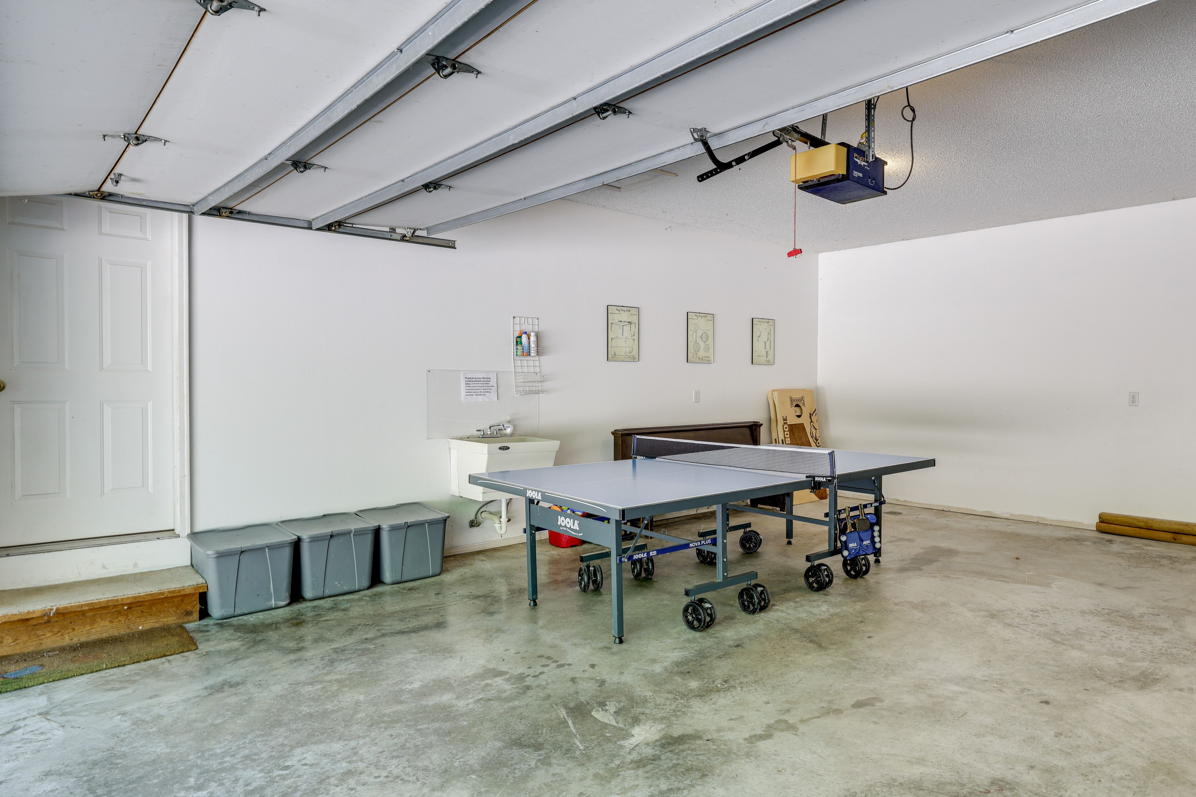 Garage | Ping-Pong Table | Cornhole | Bike Storage