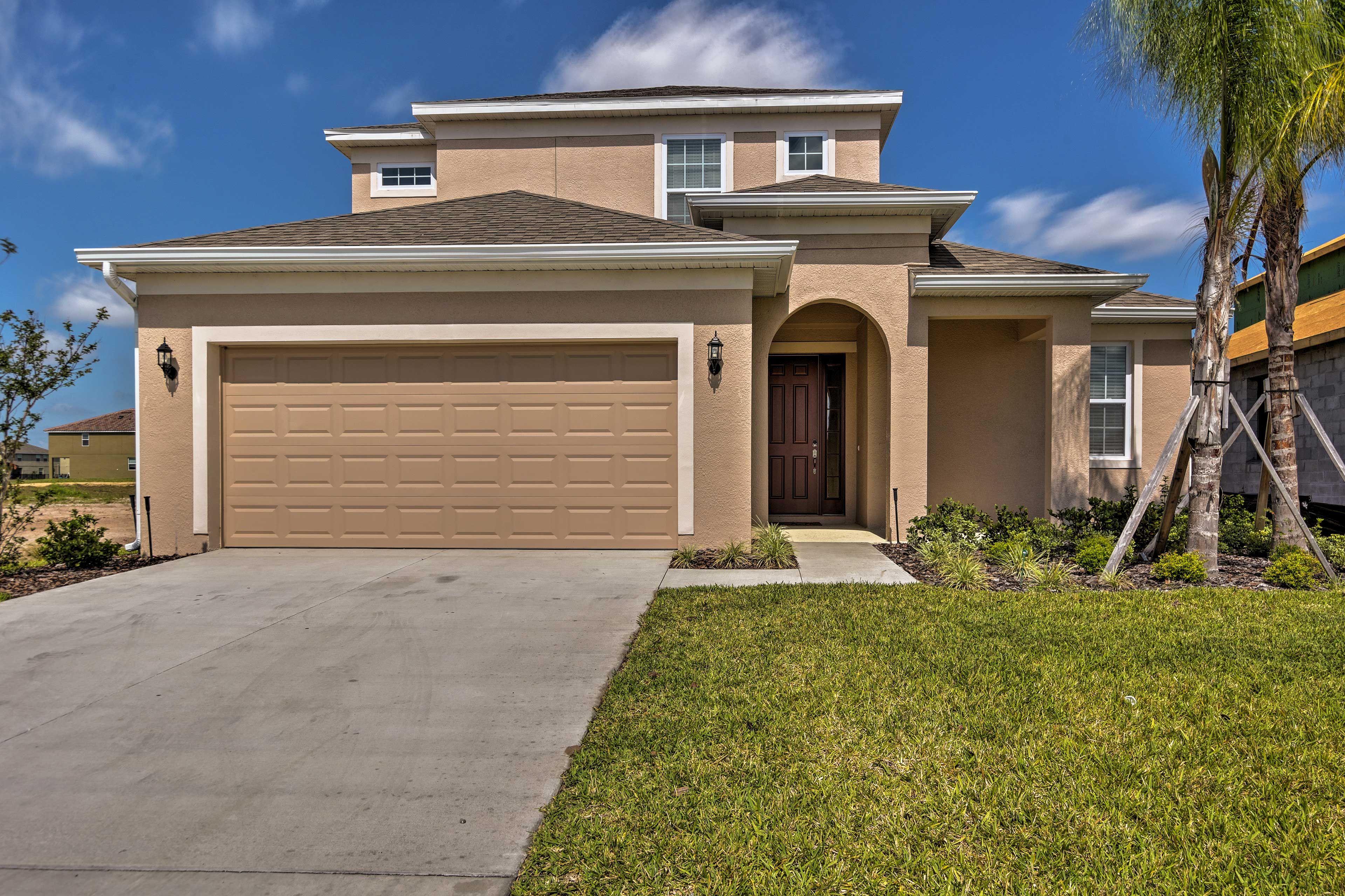 The 4-bedroom, 3.5-bath home is located in the Providence Golf & Country Club.
