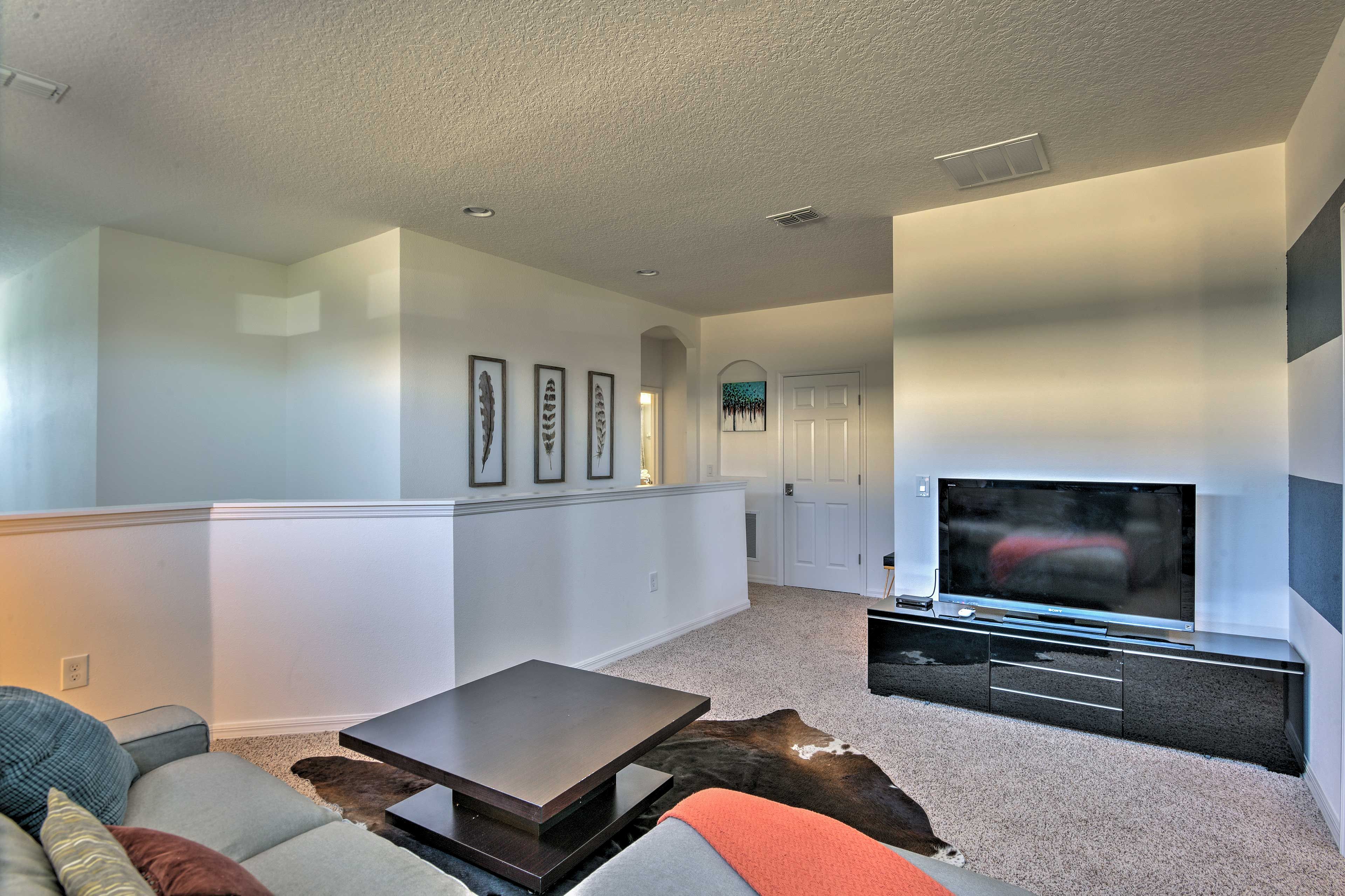 Kick back and watch a movie in the movie room!