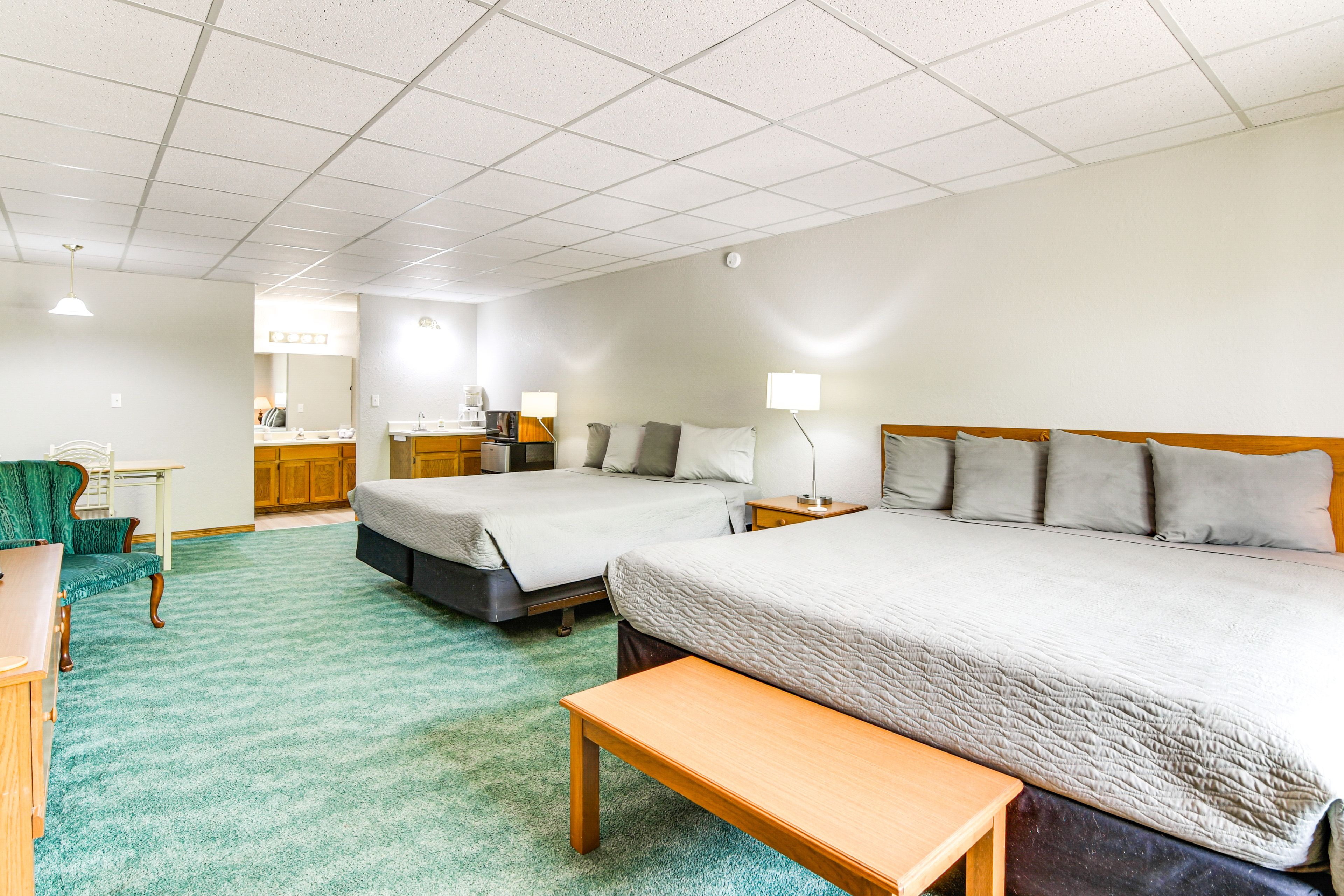 Bedroom 3 | 2 King Beds | Cable TV | Kitchenette