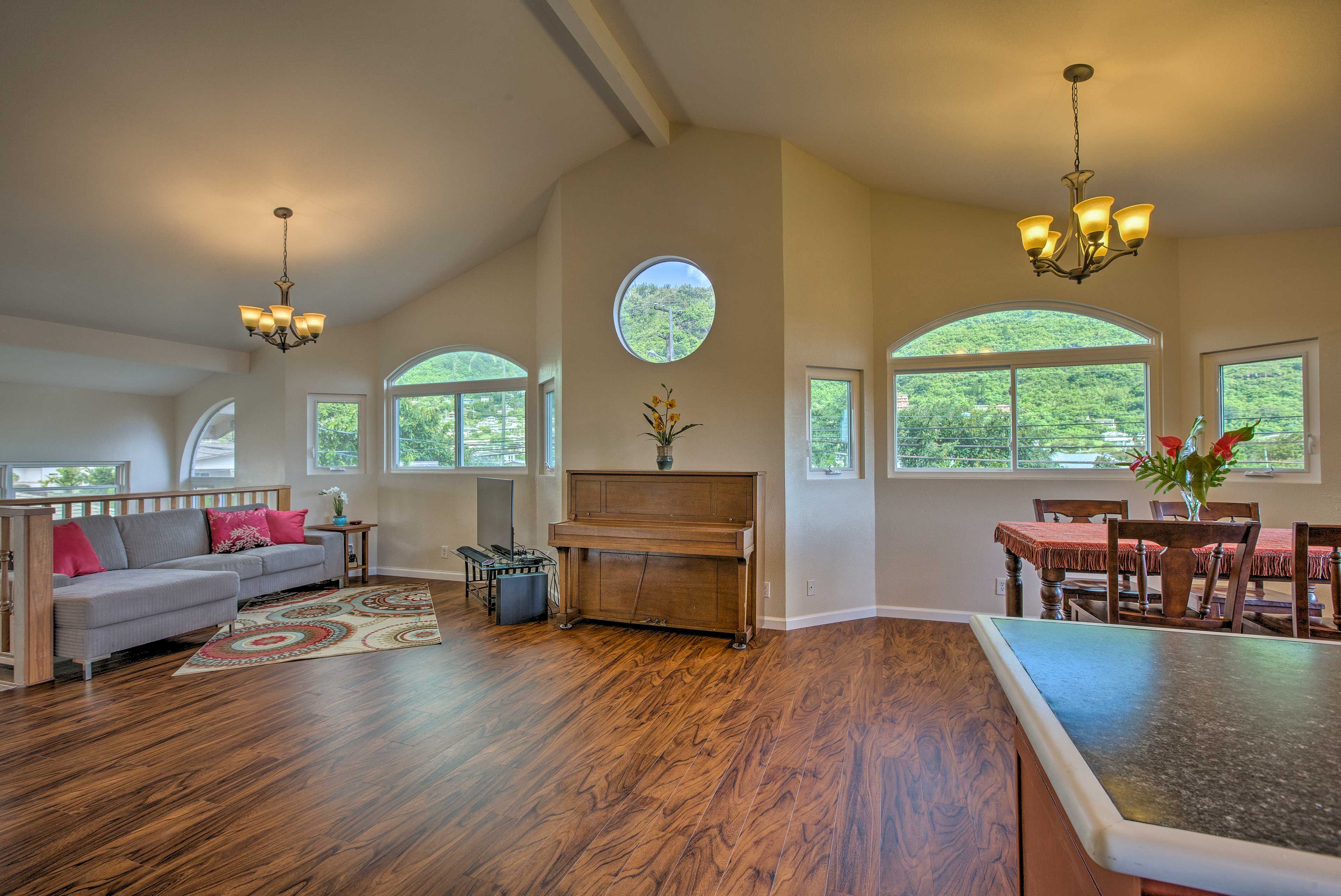 There's plenty of space to spread out in this open home.