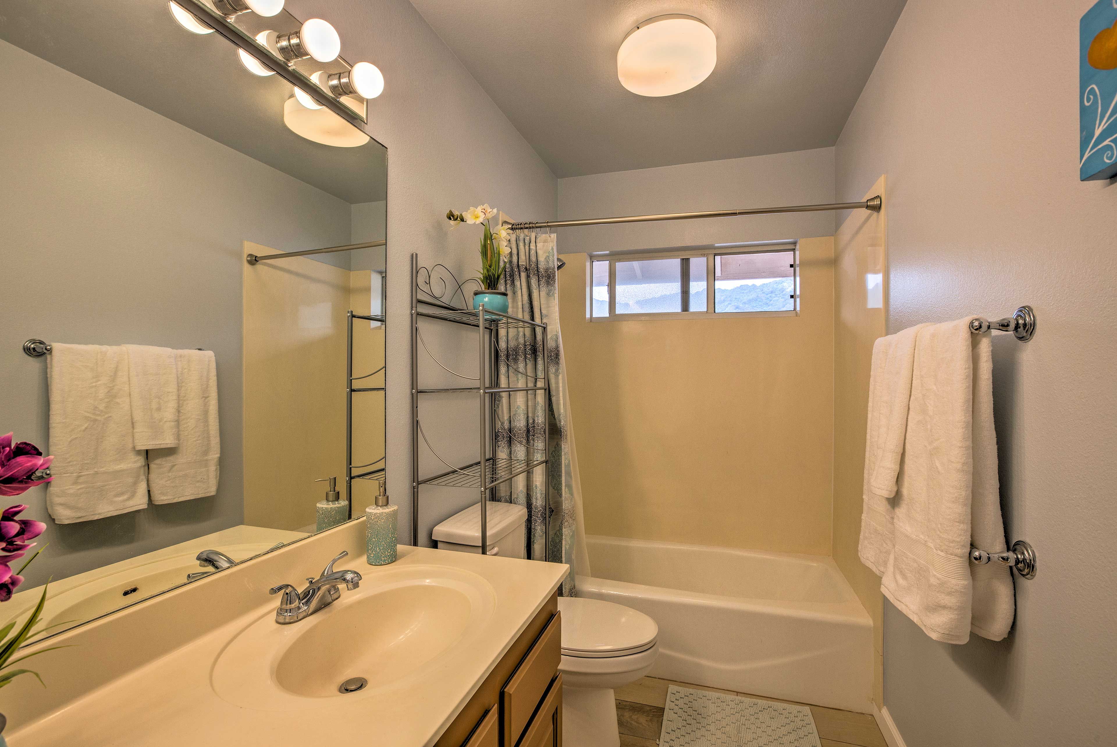 There are 2 full bathrooms in the home.