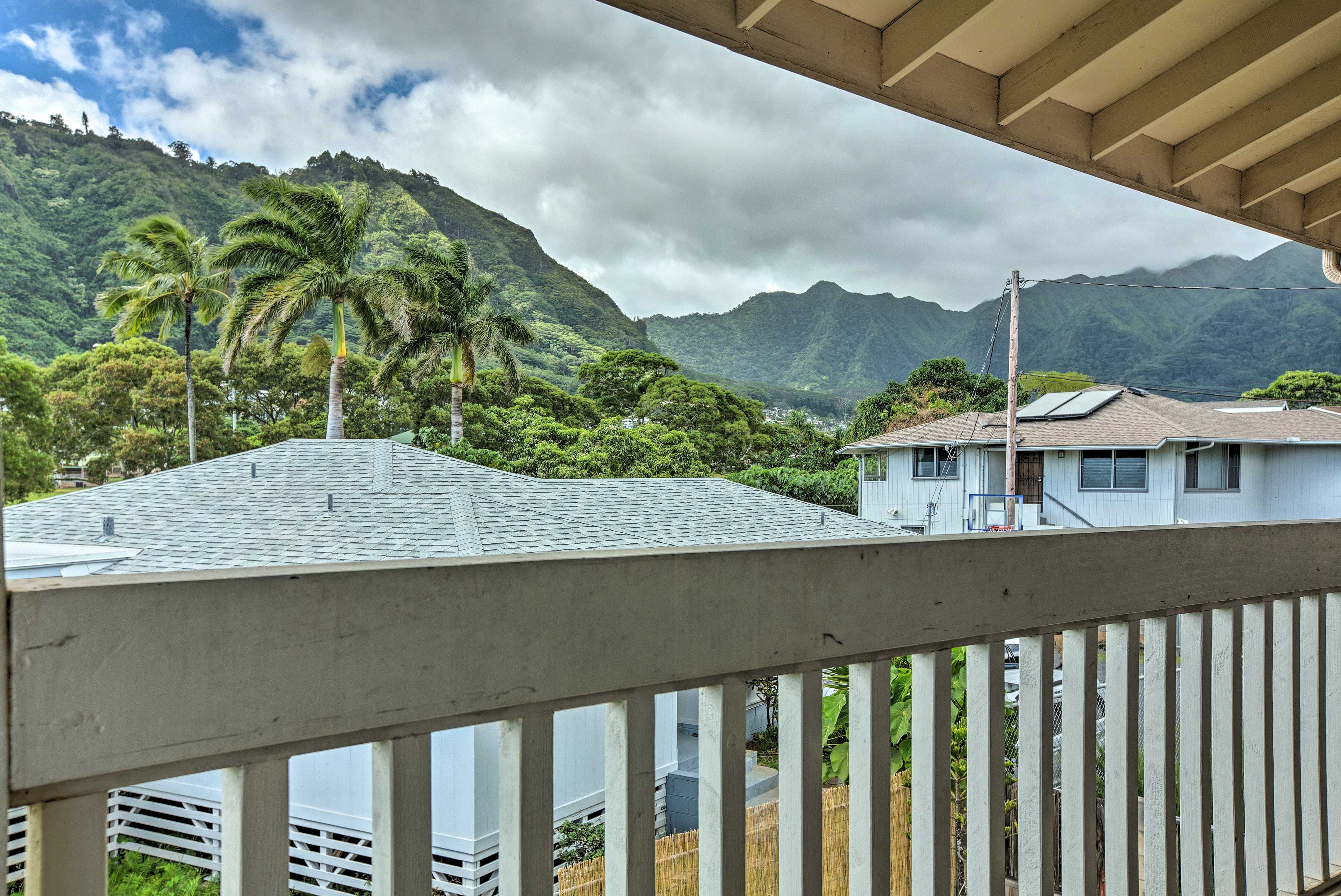 You'll love the valley views from the balcony.