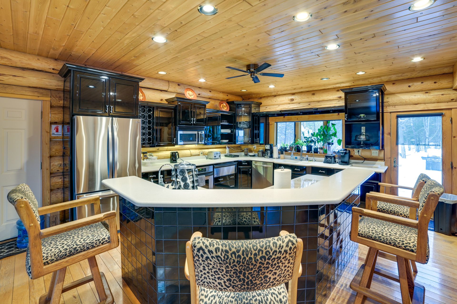 Kitchen — main level with dining table