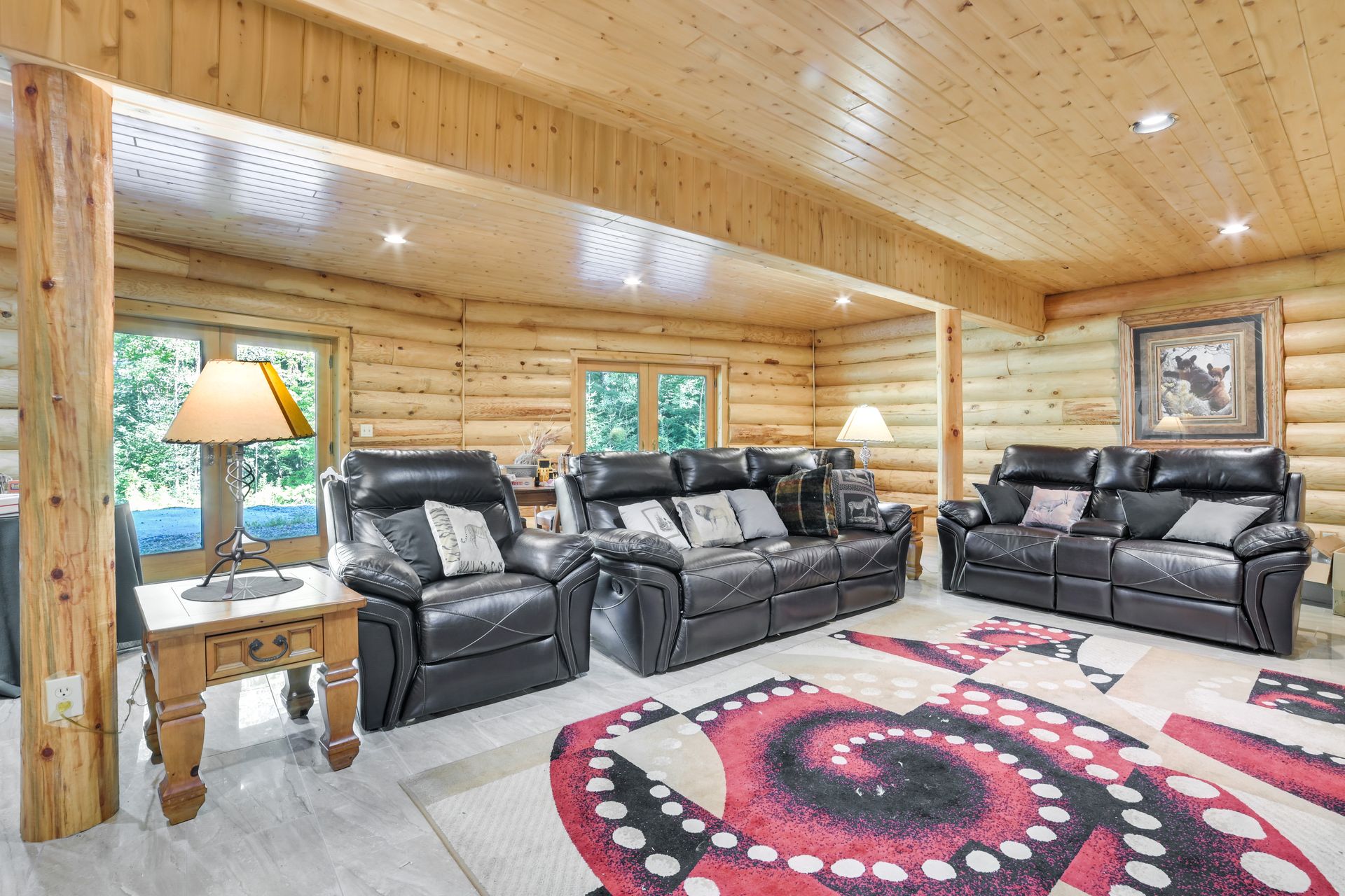 Game room — lower level, pool table
