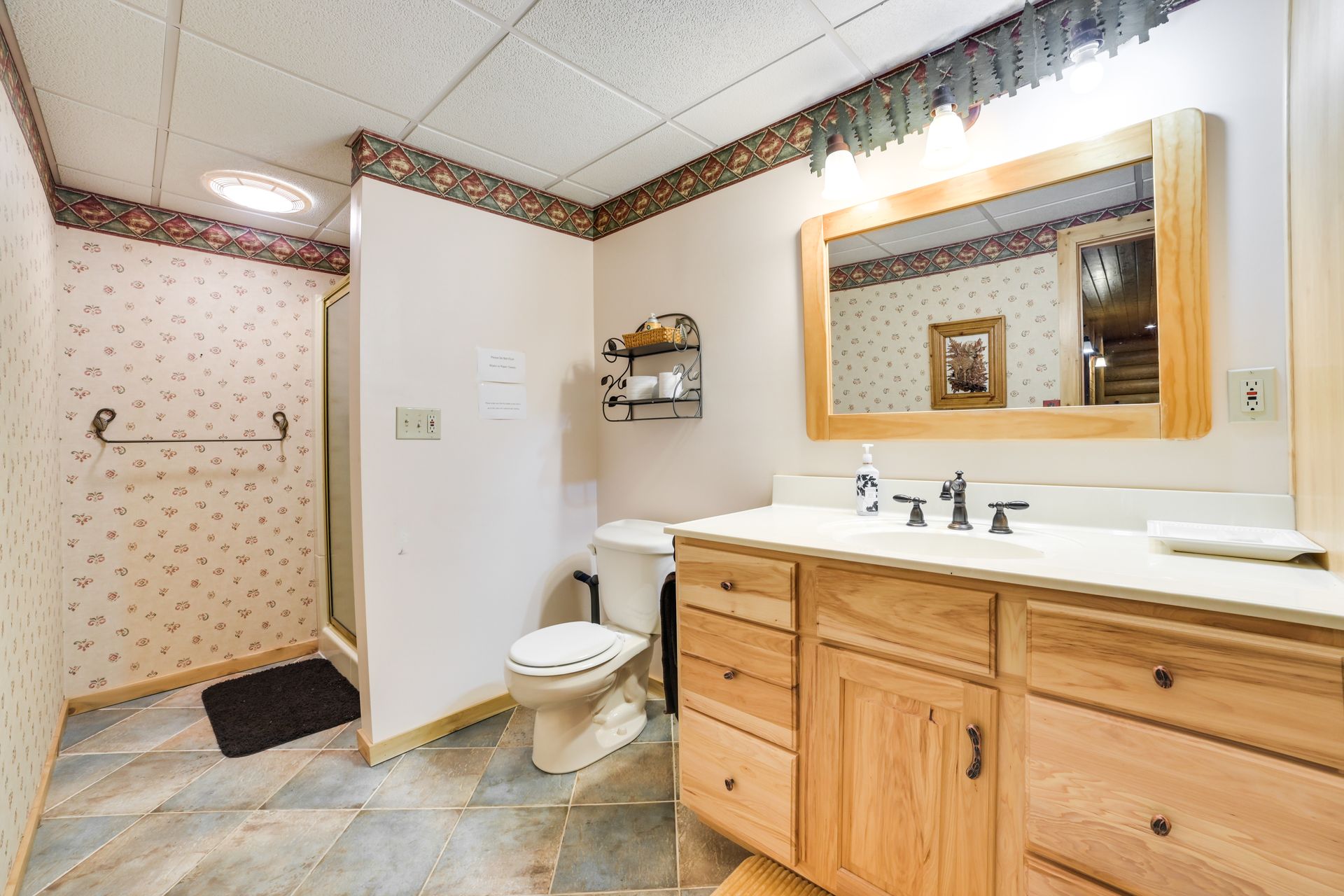Full bathroom — lower level