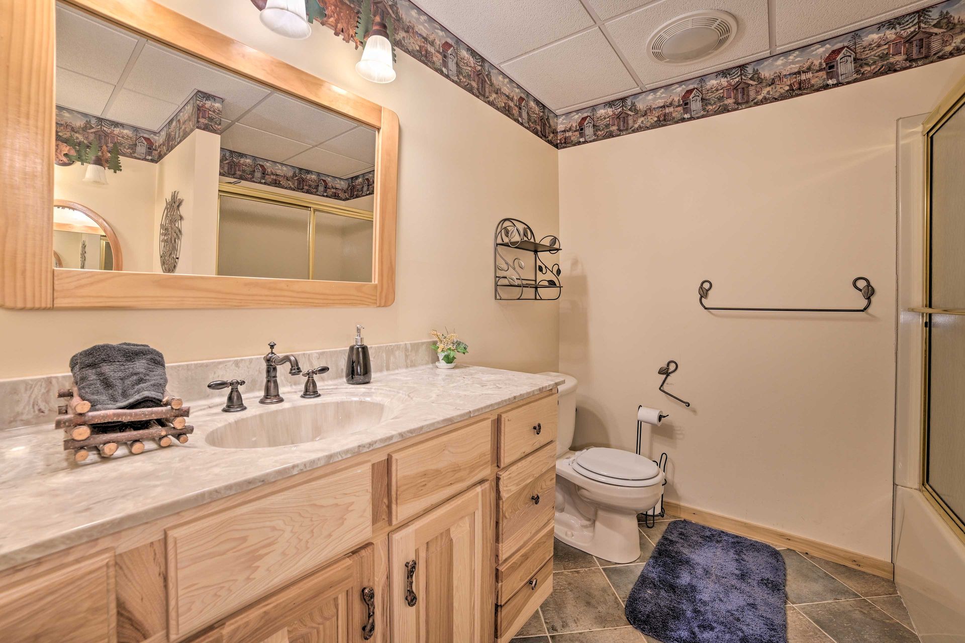 Full bathroom — lower level