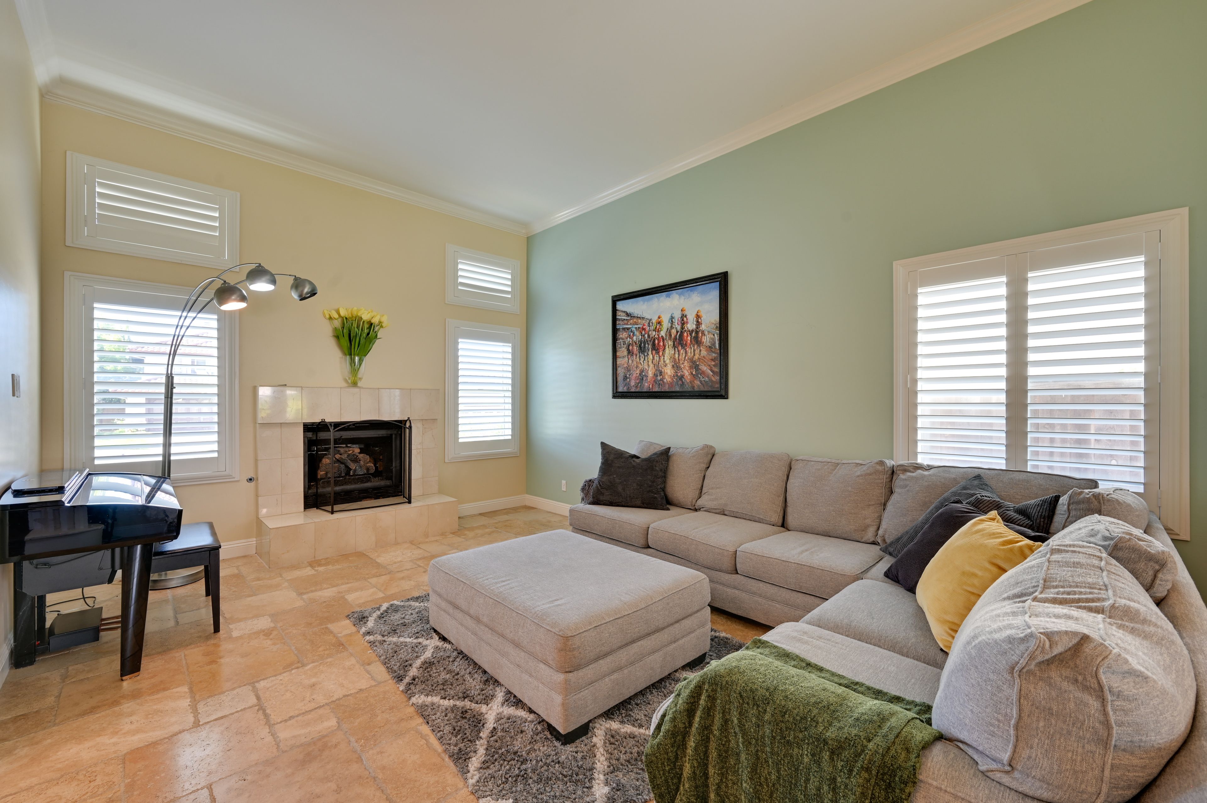 Living Room | Free WiFi | Central A/C & Heat | Fireplace
