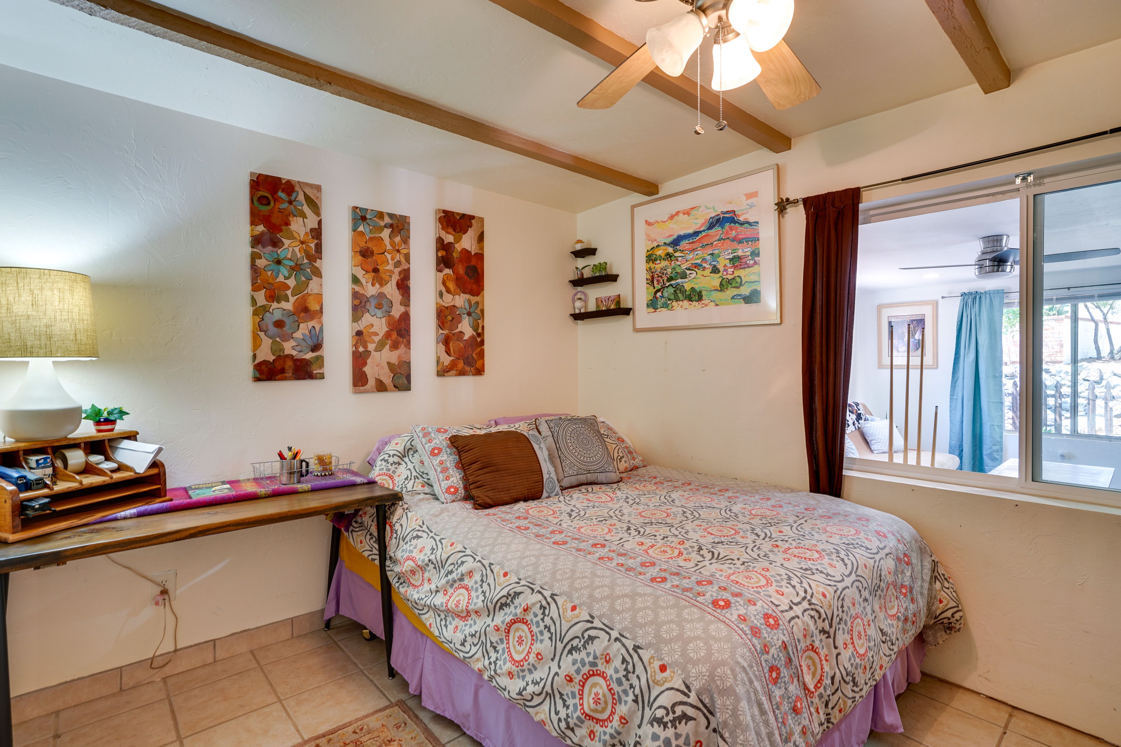 Bedroom | Queen Bed | Linens Provided | Hangers | Iron/Board