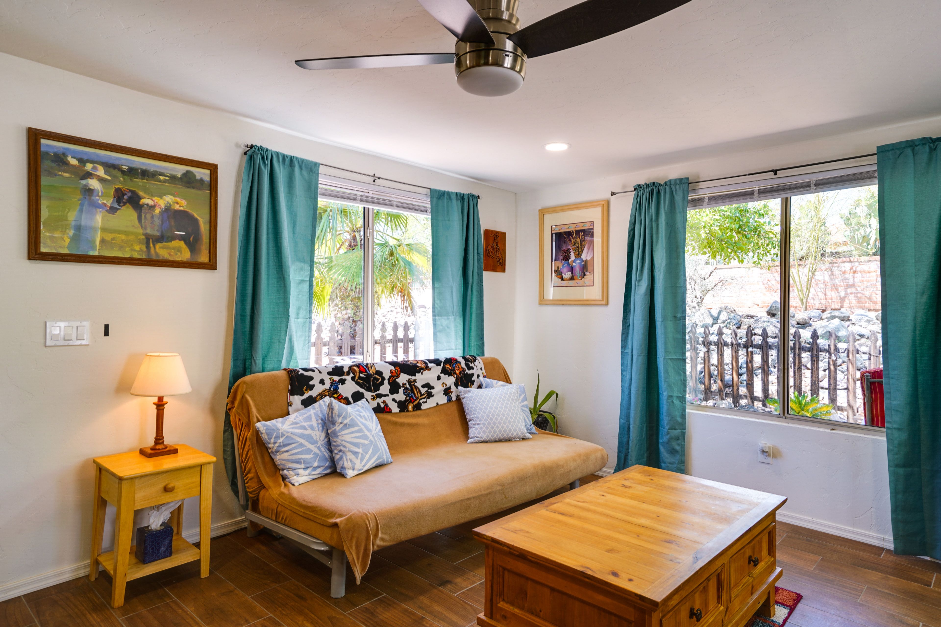 Living Room | Full Futon | Smart TV w/ Cable | Pool Table