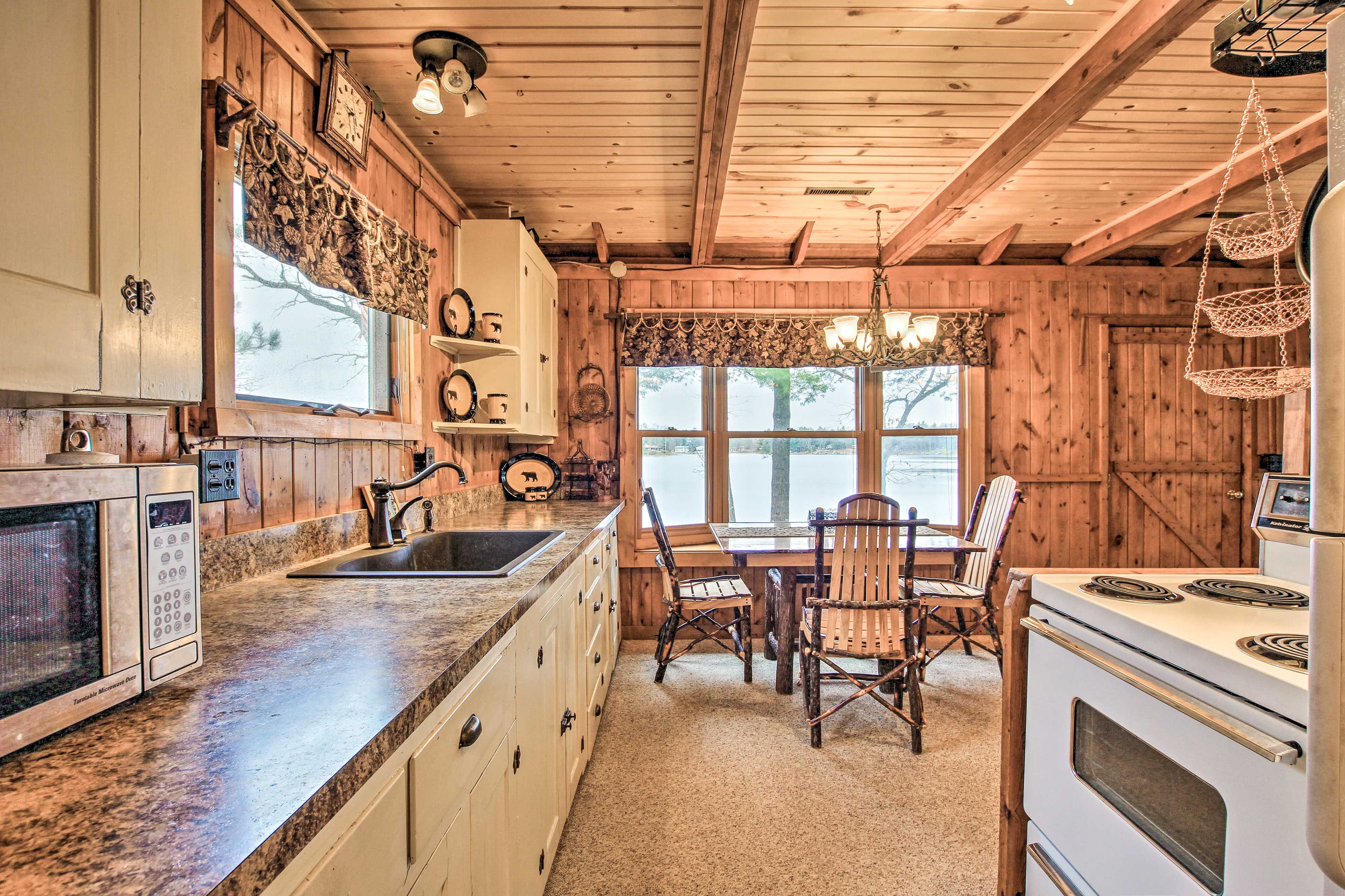 Step into the fully equipped kitchen to whip up a crowd favorite.