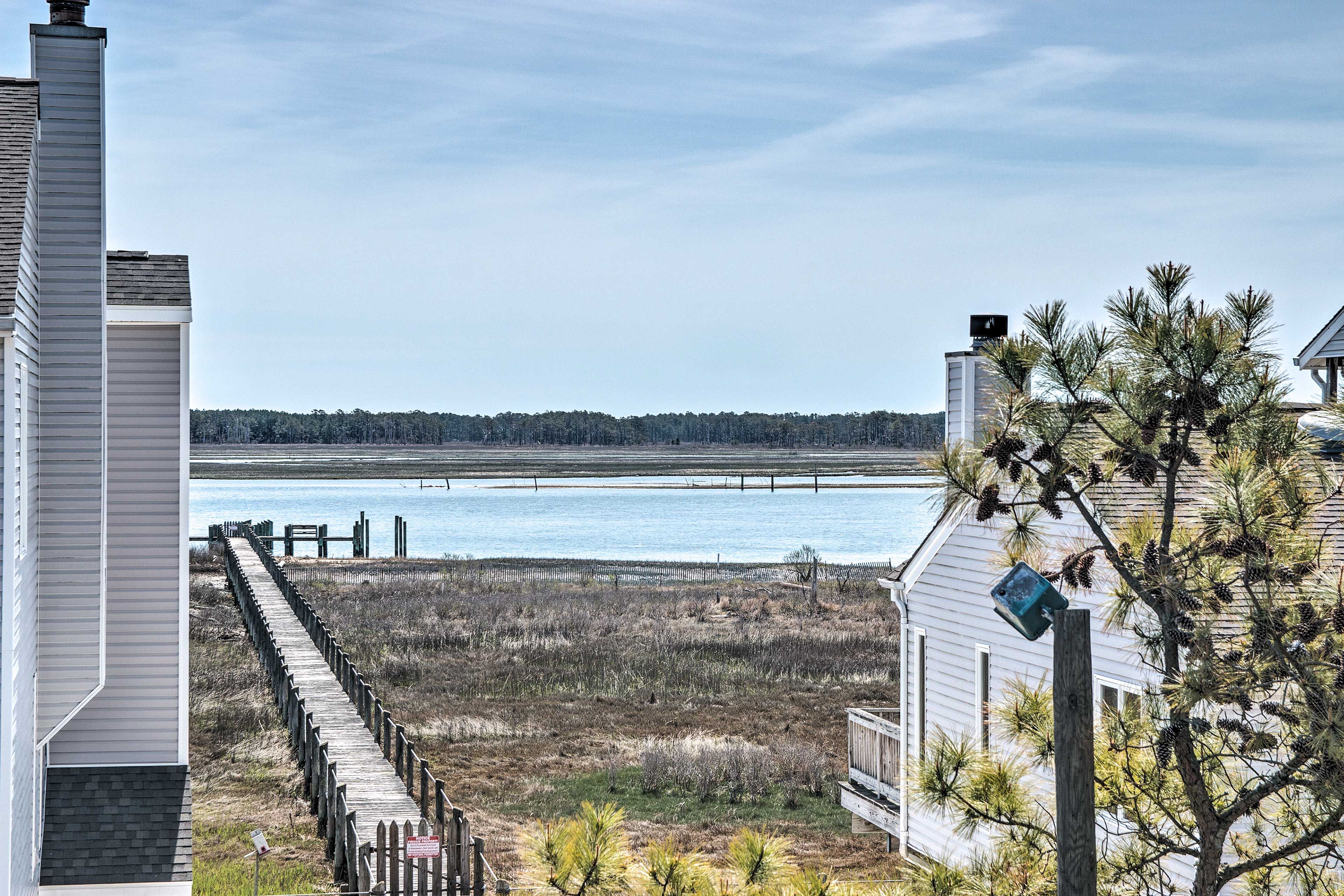 Chincoteague Island Vacation Rental | 2BR | 1.5BA | Stairs Required
