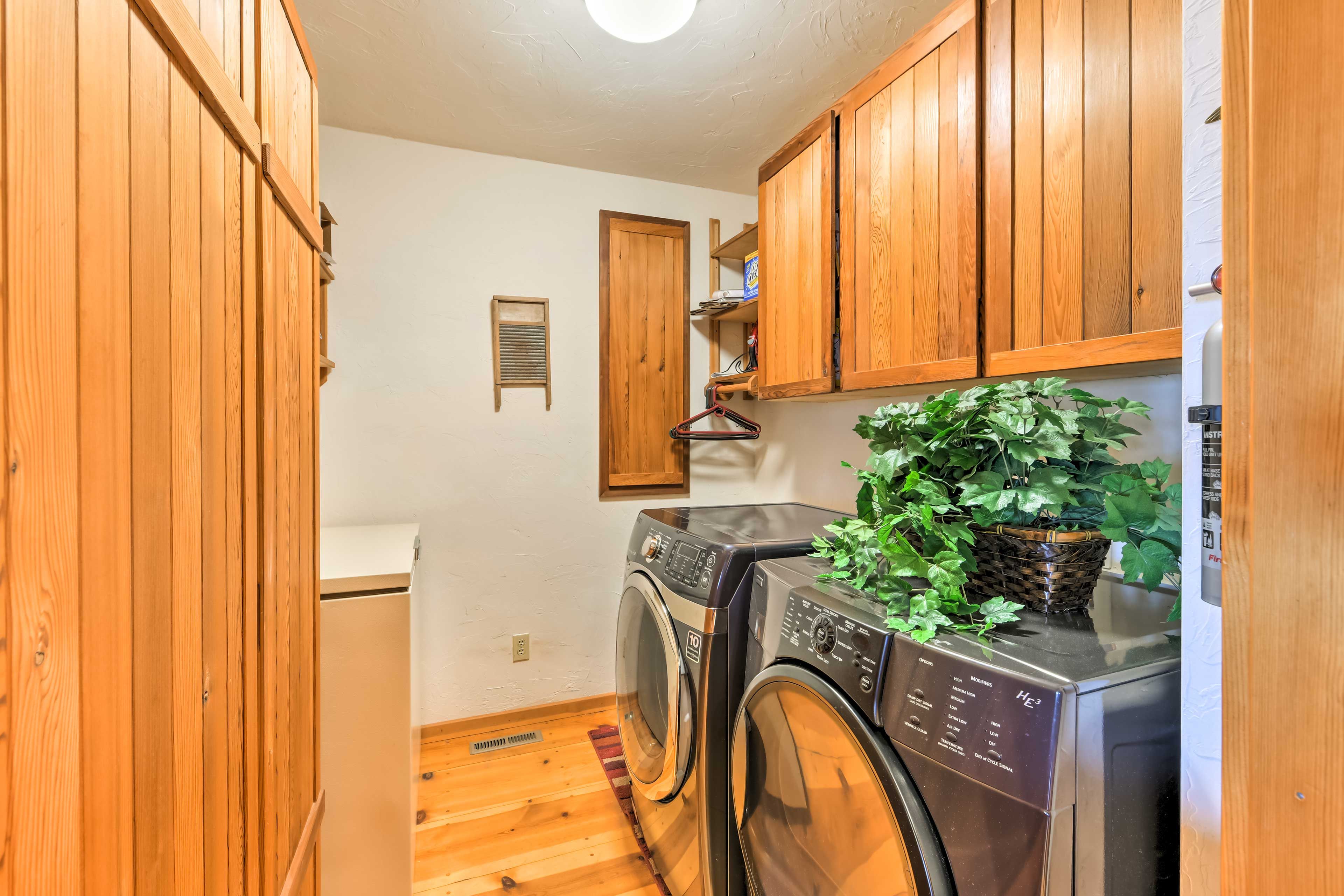 Laundry Room | 1st Floor | Laundry Detergent | Iron + Board