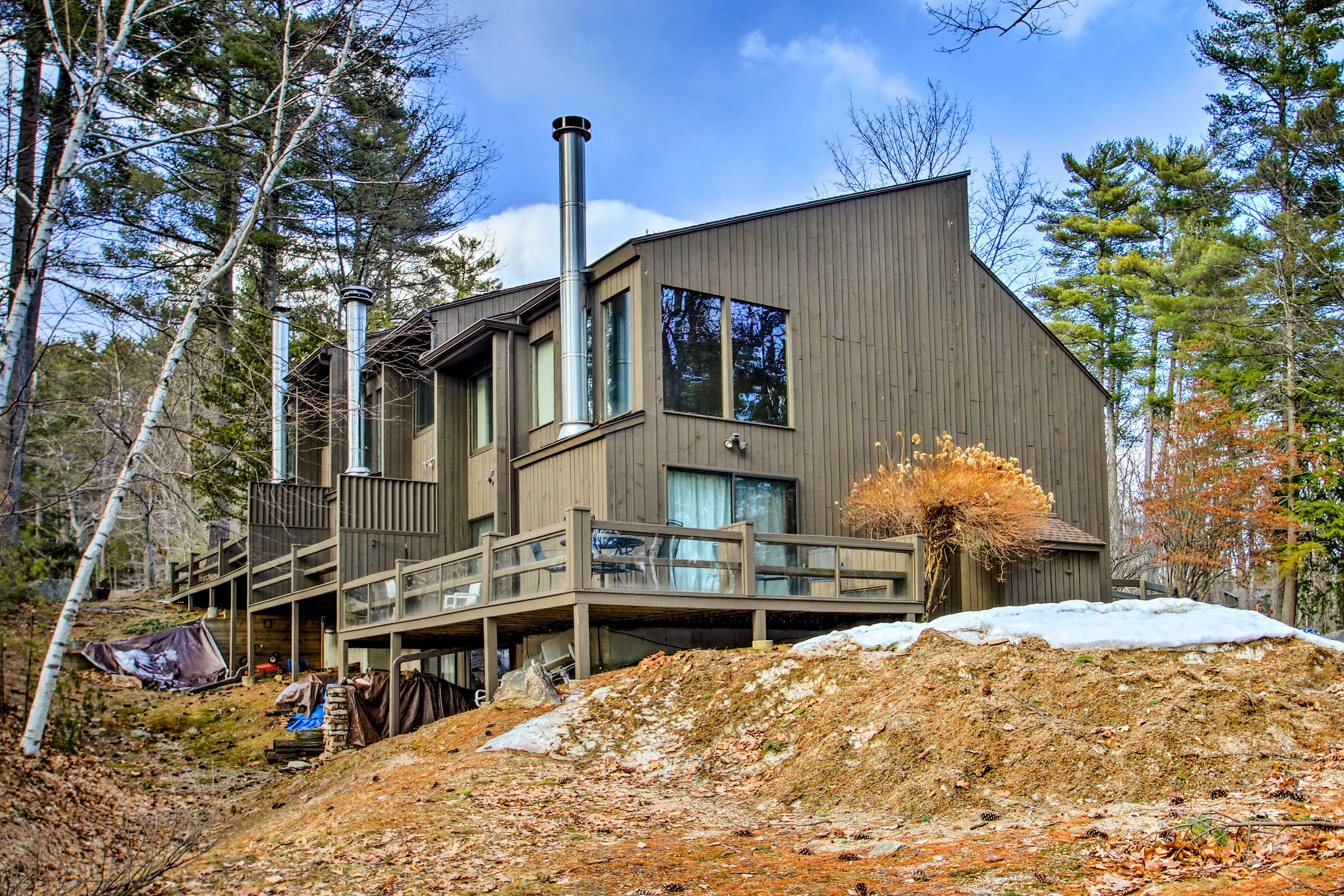 Private Deck | Gas Grill | Forest/Mountain Views