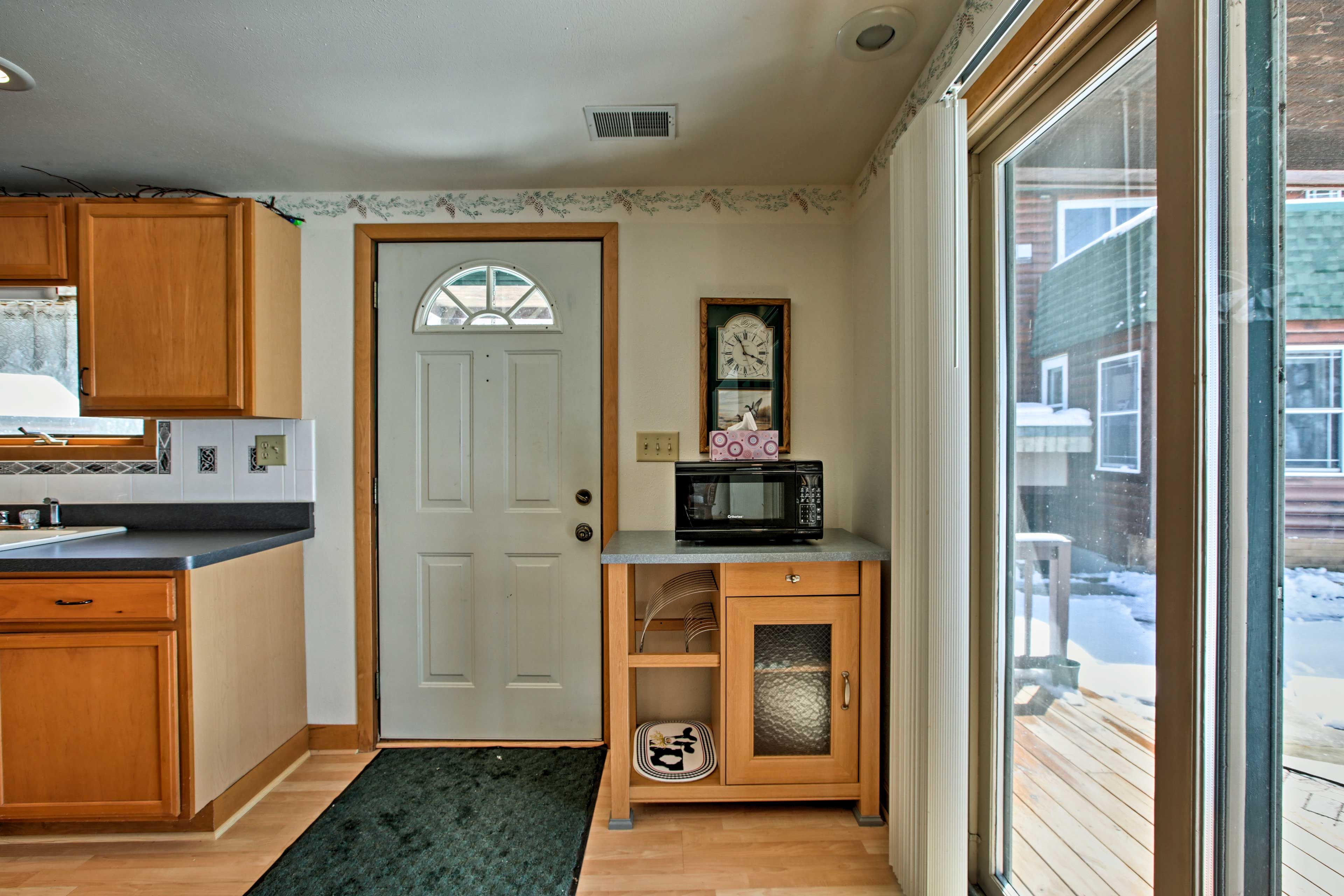 Crack open the door for some fresh air!
