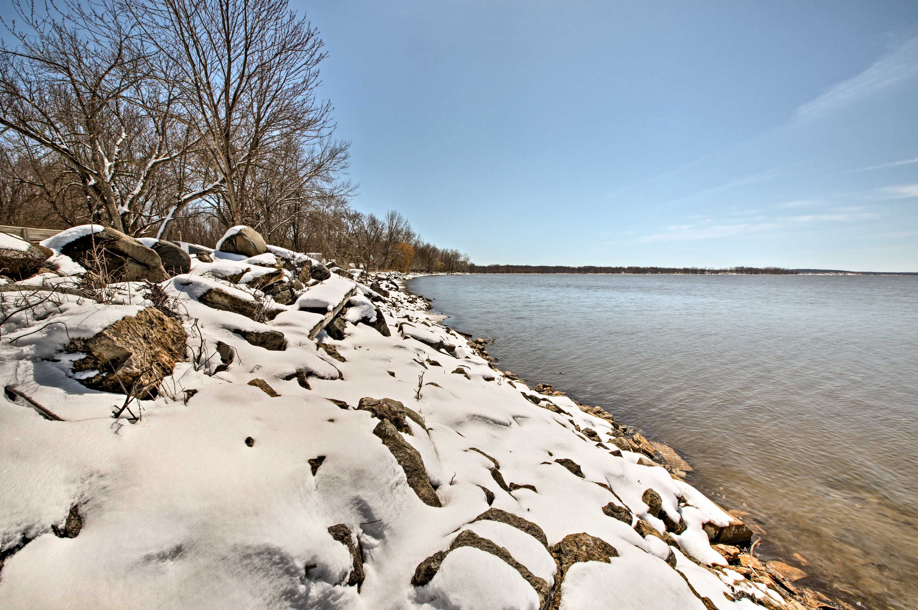 Cast a line at one of the excellent fishing spots!